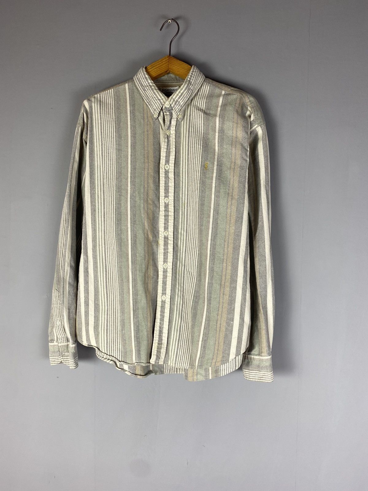image of Vintage 90's YVES Saint Laurent Shirt, Men's (Size XL)