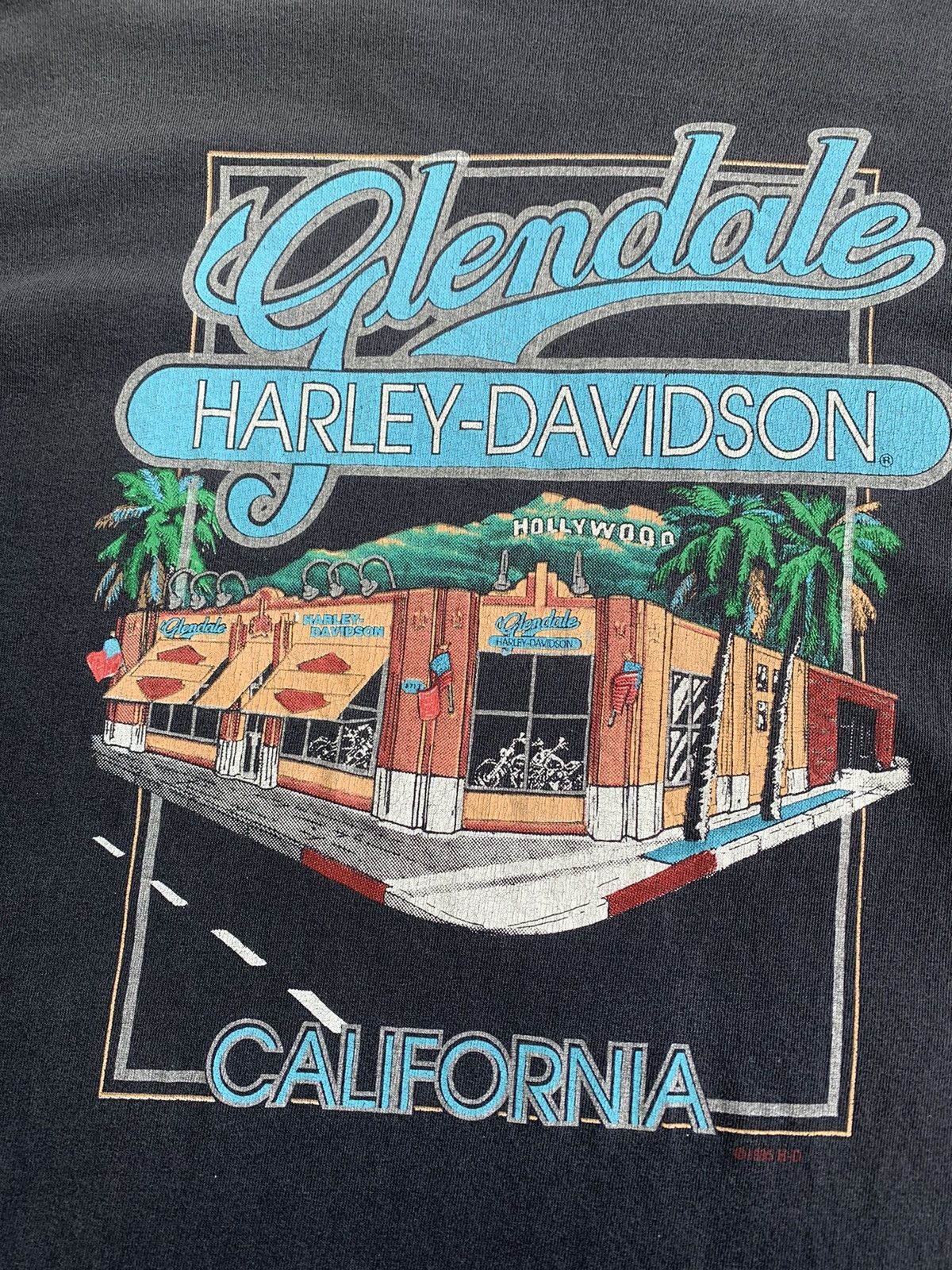 Harley Davidson × Vintage Harley Davidson glendale california tee Size US XL / EU 56 / 4 - 6 Thumbnail