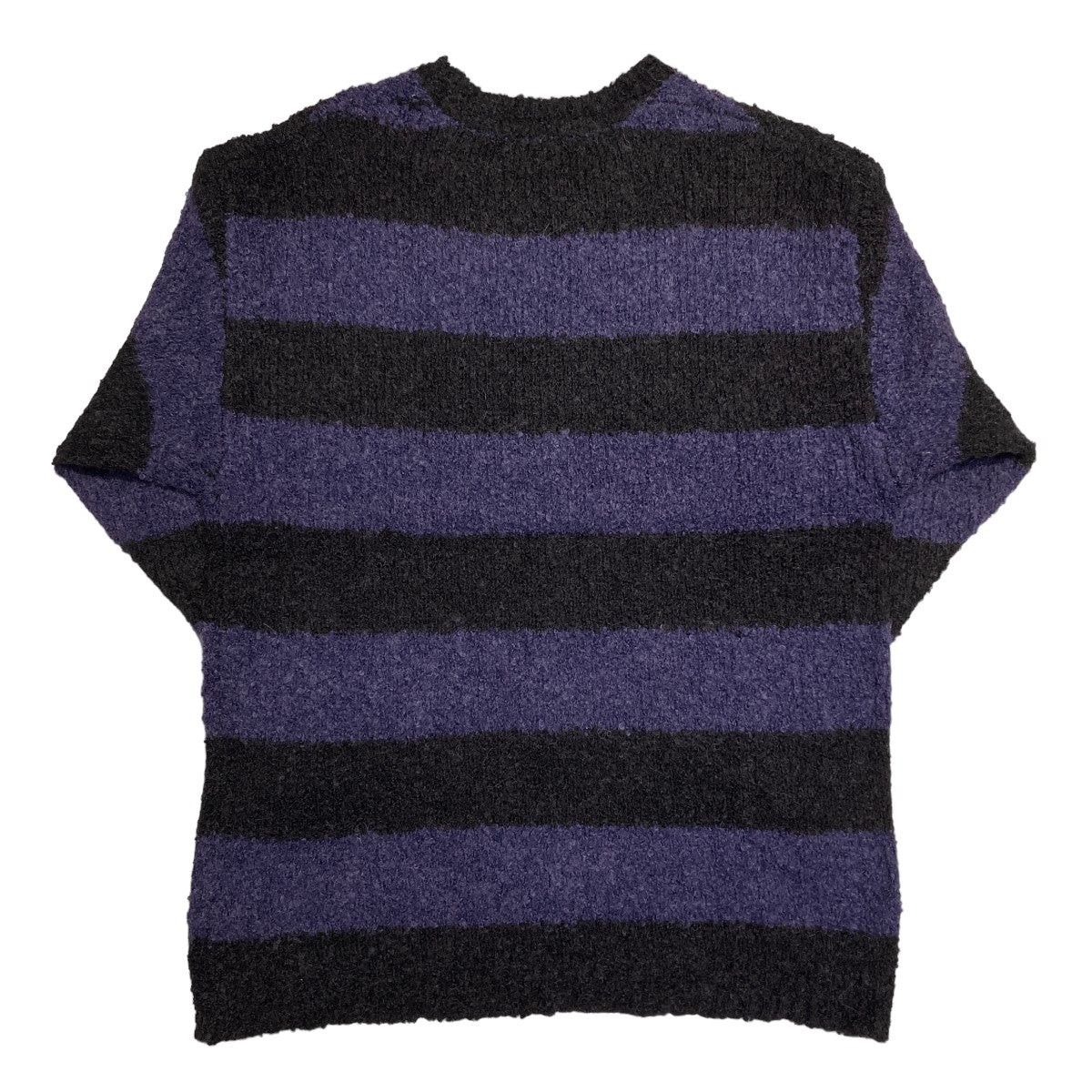 Number (N)ine Number (N)ine border Alpaca mixed knit pullover Size US M / EU 48-50 / 2 - 2 Thumbnail