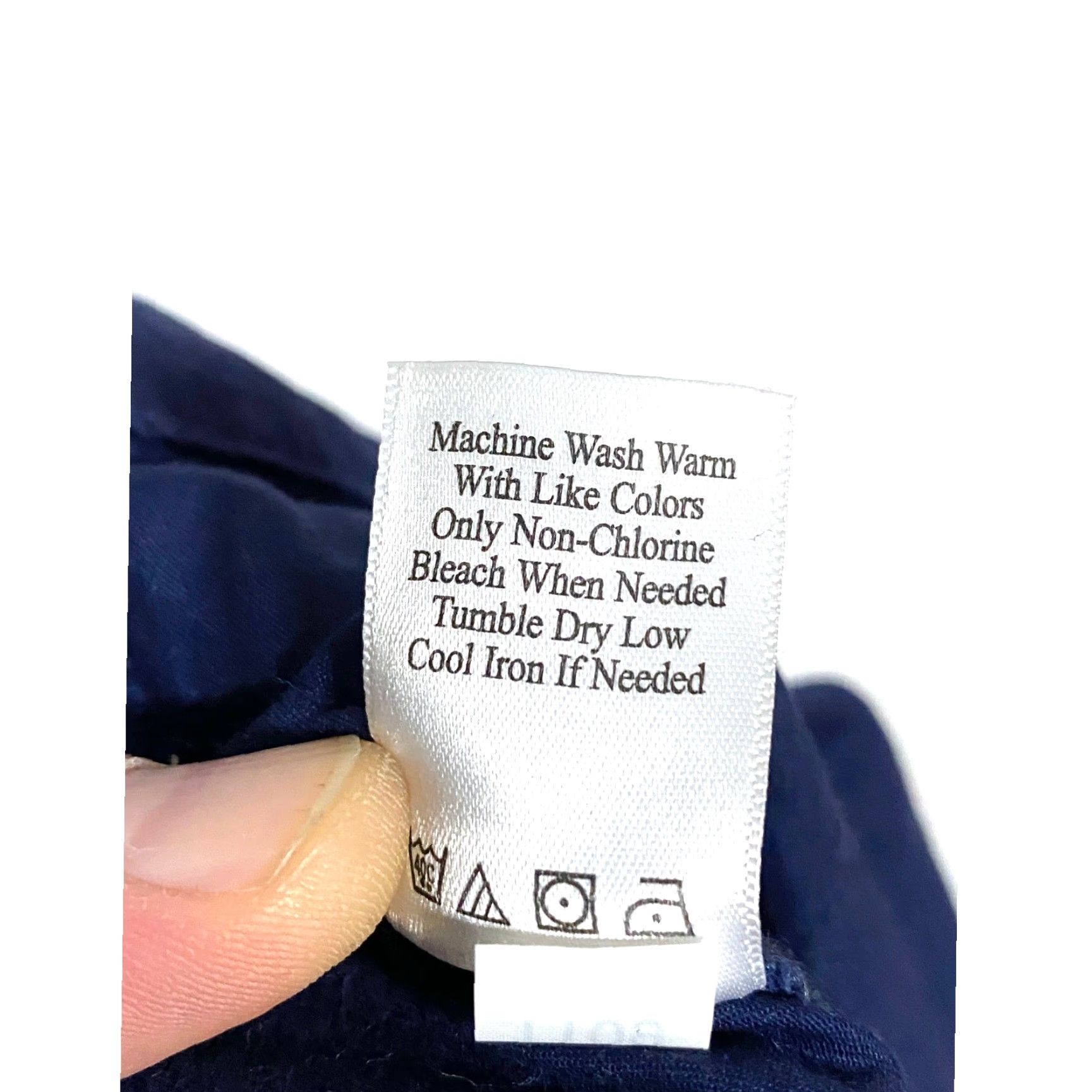 Coldwater Creek VINTAGE Coldwater Creek Navy Blue Pants Pull On Front Tie Pockets Womens Plus 1X 16W 18W Size 40" / US 18 - 8 Thumbnail