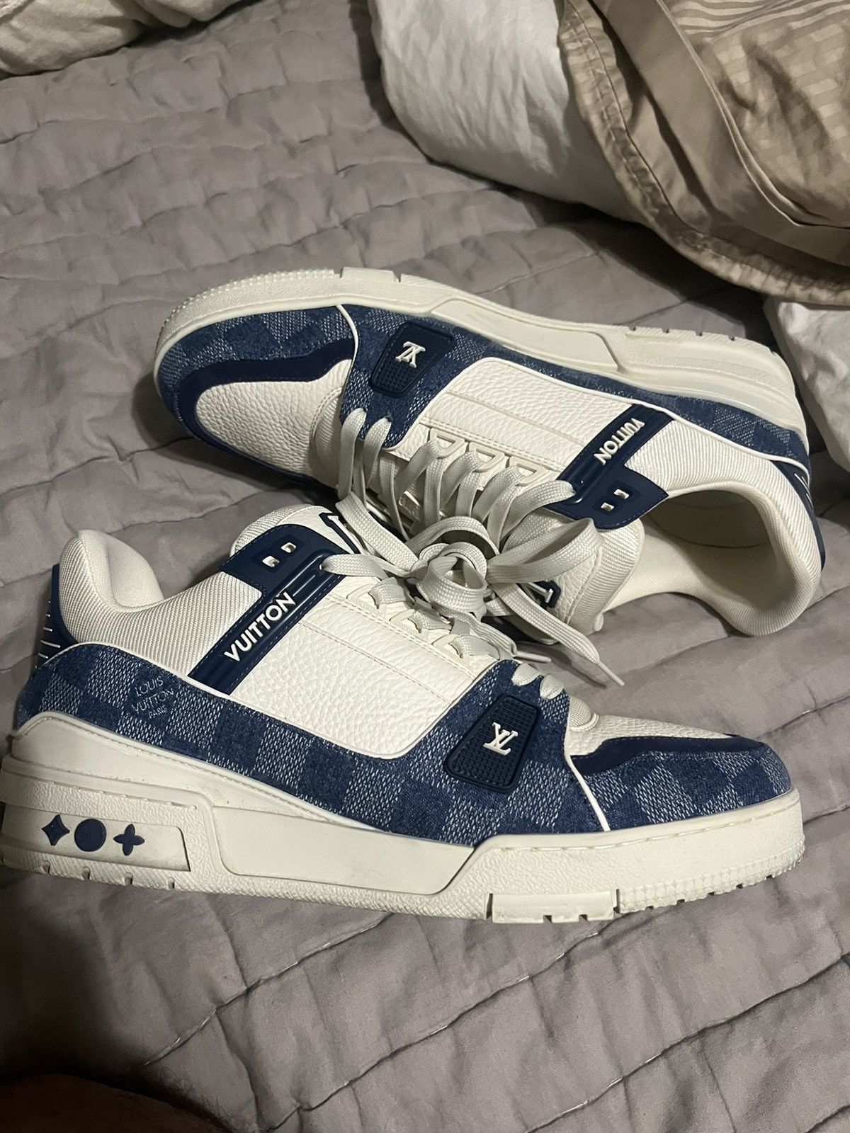 Louis Vuitton Louis Vuitton Denim Trainers Size US 10 / EU 43 - 7 Thumbnail