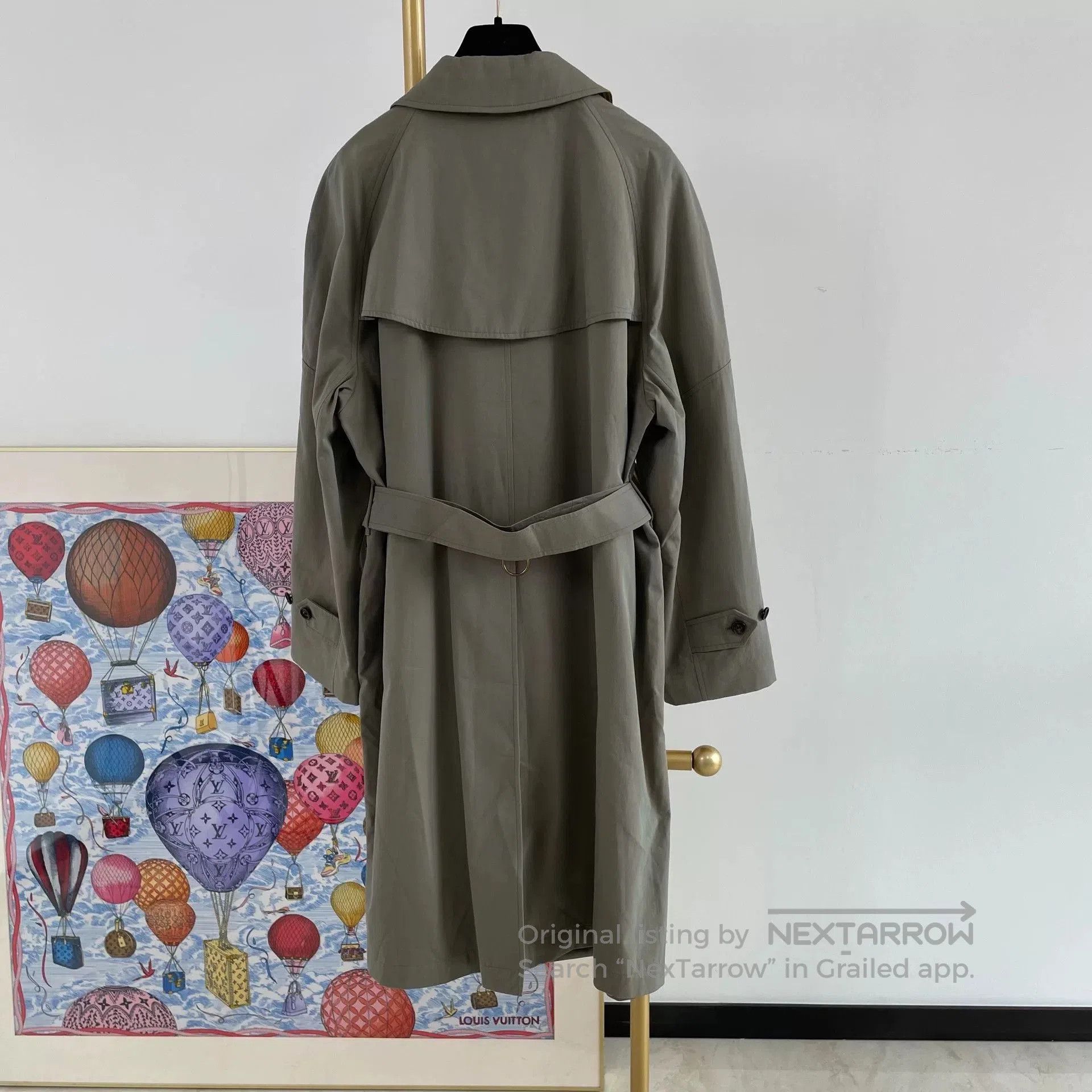 Burberry Burberry Green Trench Coat UK12. Size US M / EU 48-50 / 2 - 3 Thumbnail