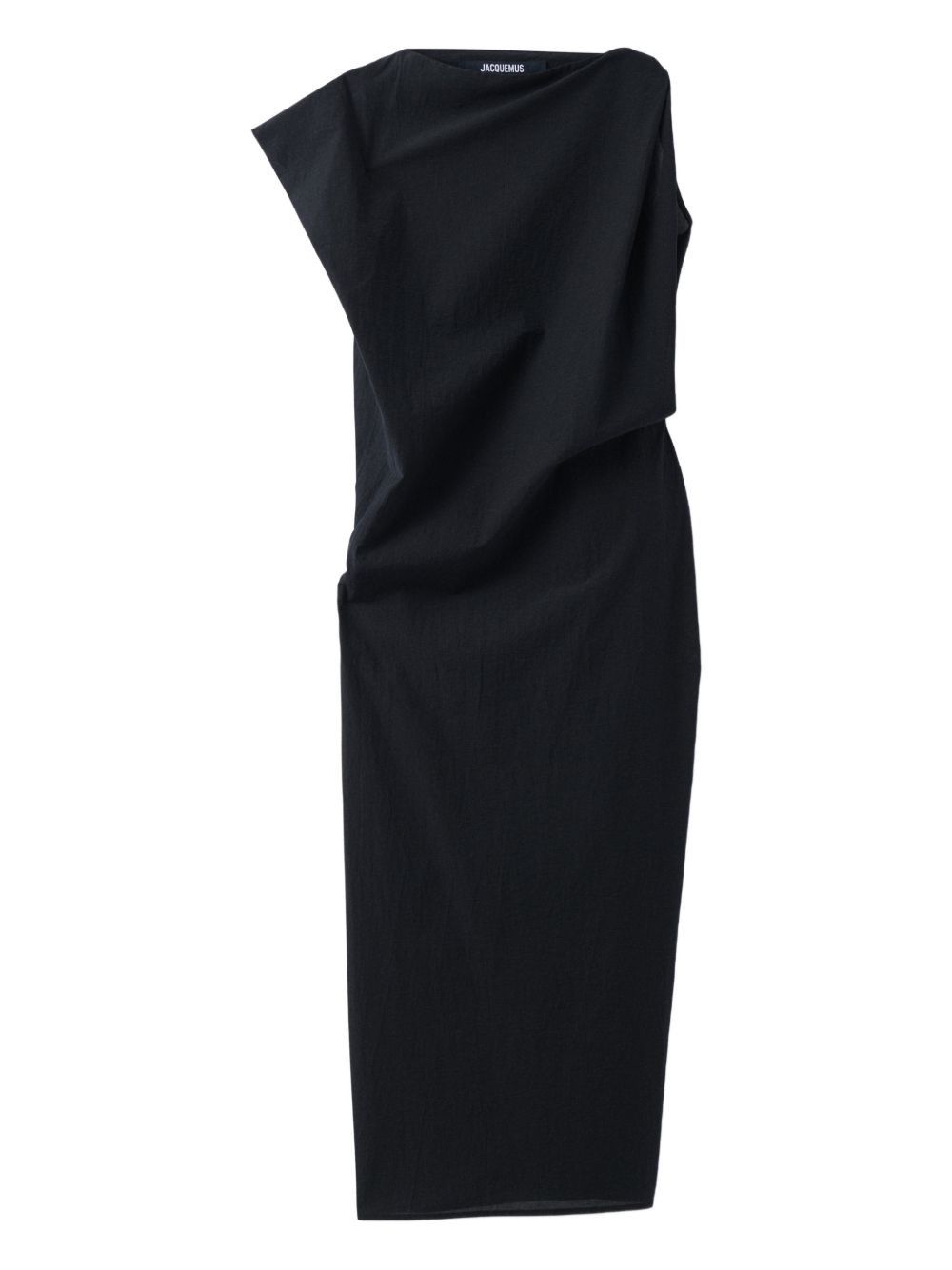 LA ROBE DRAP MIDI DRESS