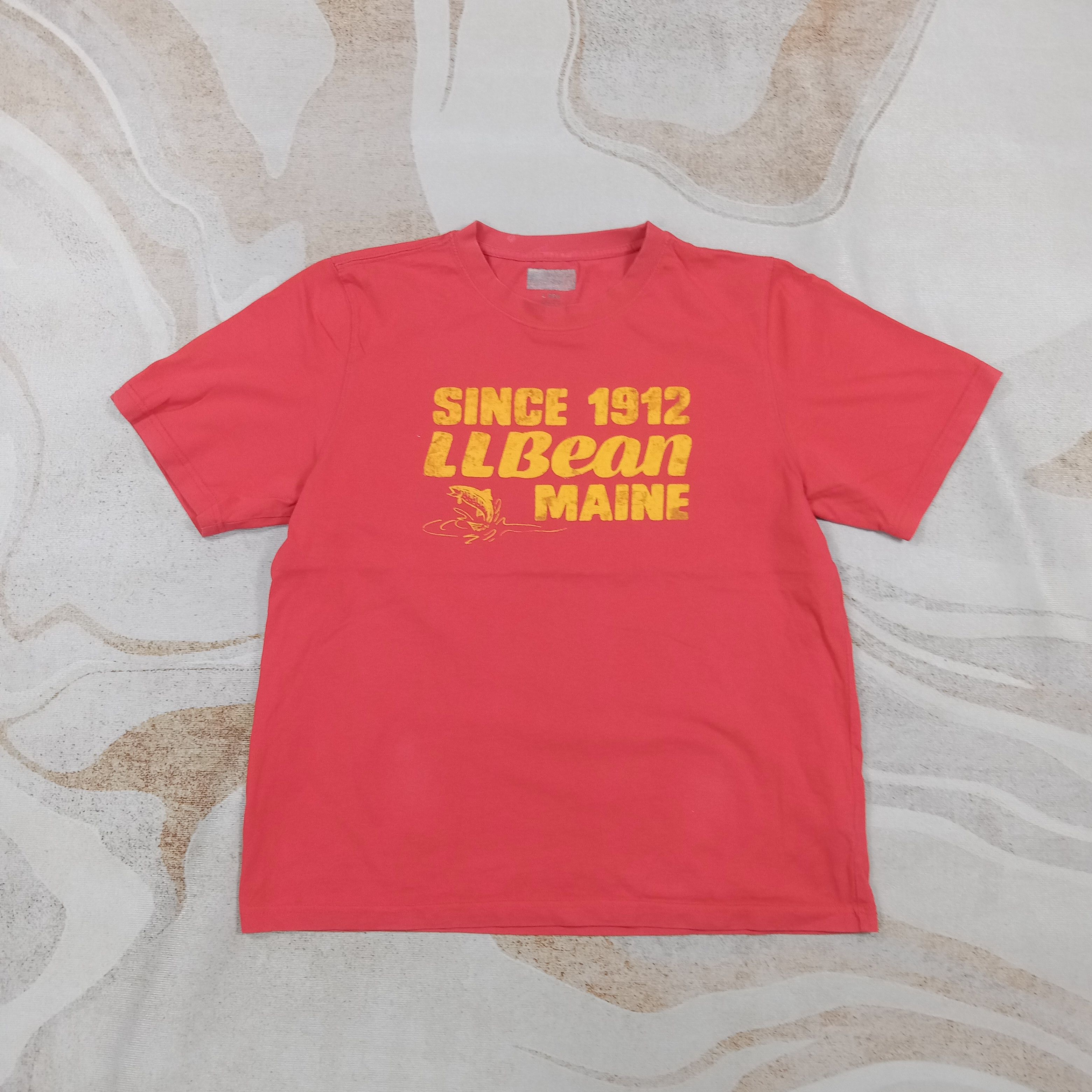 L.L. Bean L.L. Bean Maine Since 1912 Fishing Tshirt C276N55 Size US L / EU 52-54 / 3 - 1 Thumbnail