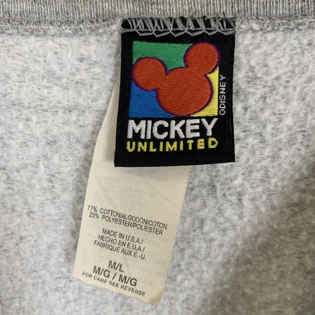 Disney × Mickey Mouse × Vintage Vintage Disney Mickey Unlimited Sweatshirt Size M / US 6-8 / IT 42-44 - 11 Thumbnail