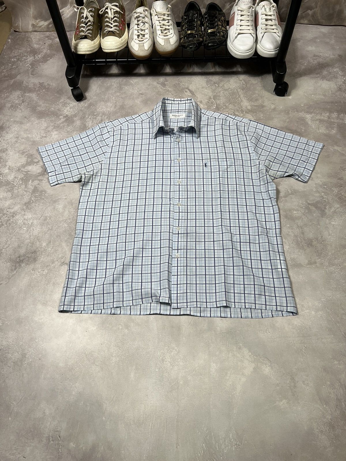 Yves Saint Laurent Vintage YSL y2k Shirt Size US XL / EU 56 / 4 - 2 Thumbnail