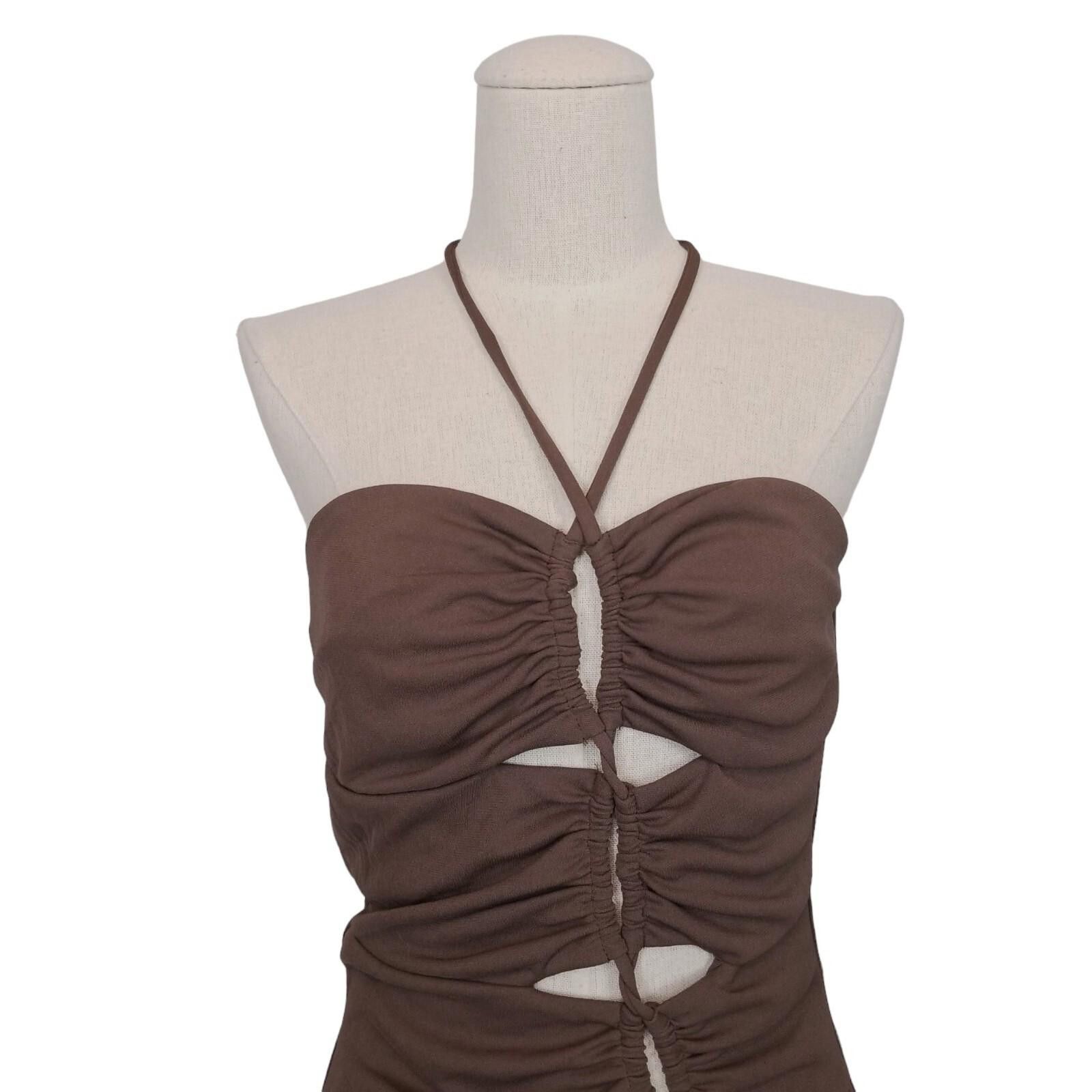 NICHOLAS NWT Nicholas Perta Dress Mocha Brown Sz 8 Size M / US 6-8 / IT 42-44 - 3 Thumbnail