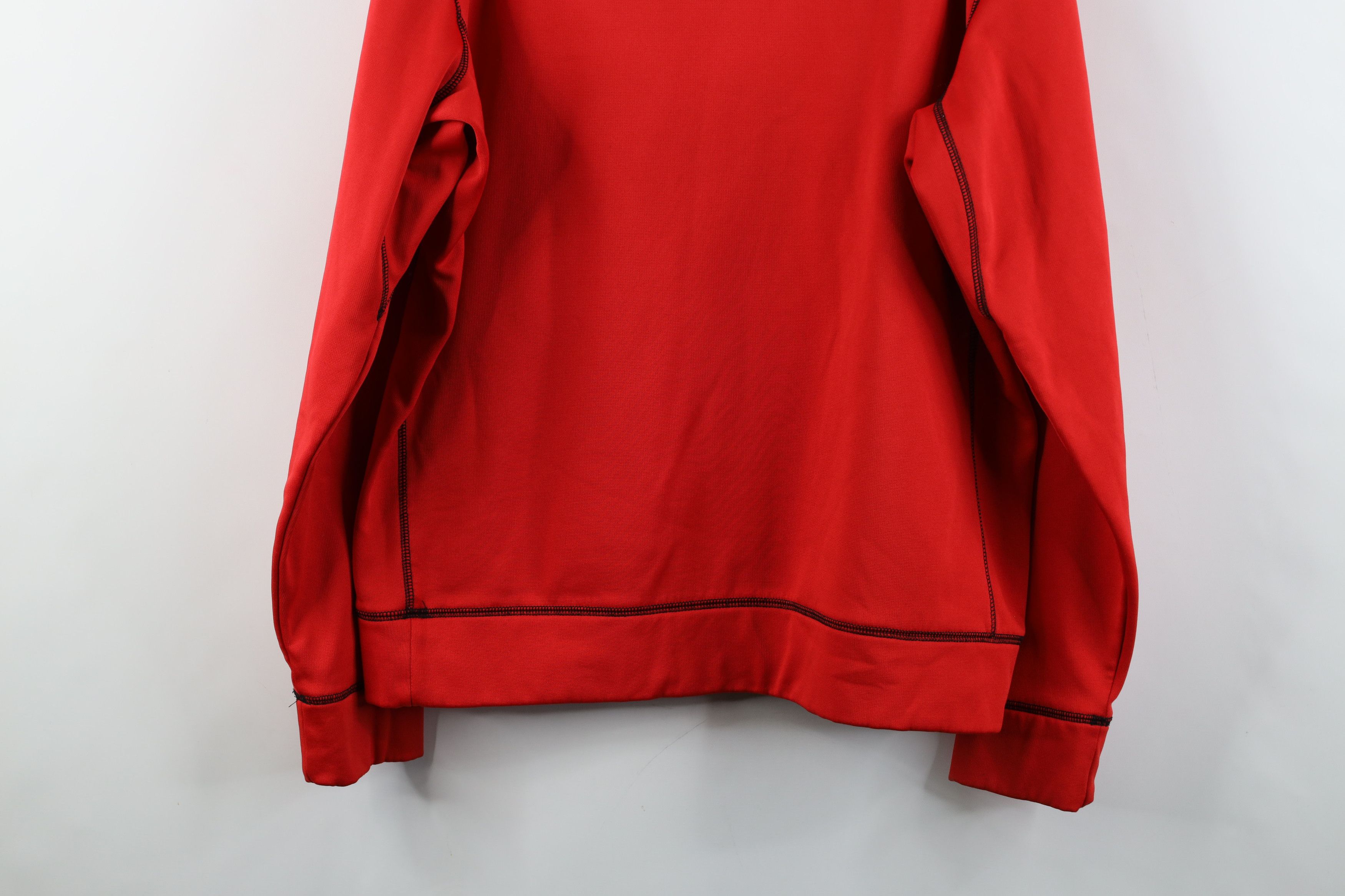 Nike × Vintage Nike Scott Mini Swoosh Therma Fit Football Sweatshirt Red Size US L / EU 52-54 / 3 - 13 Thumbnail