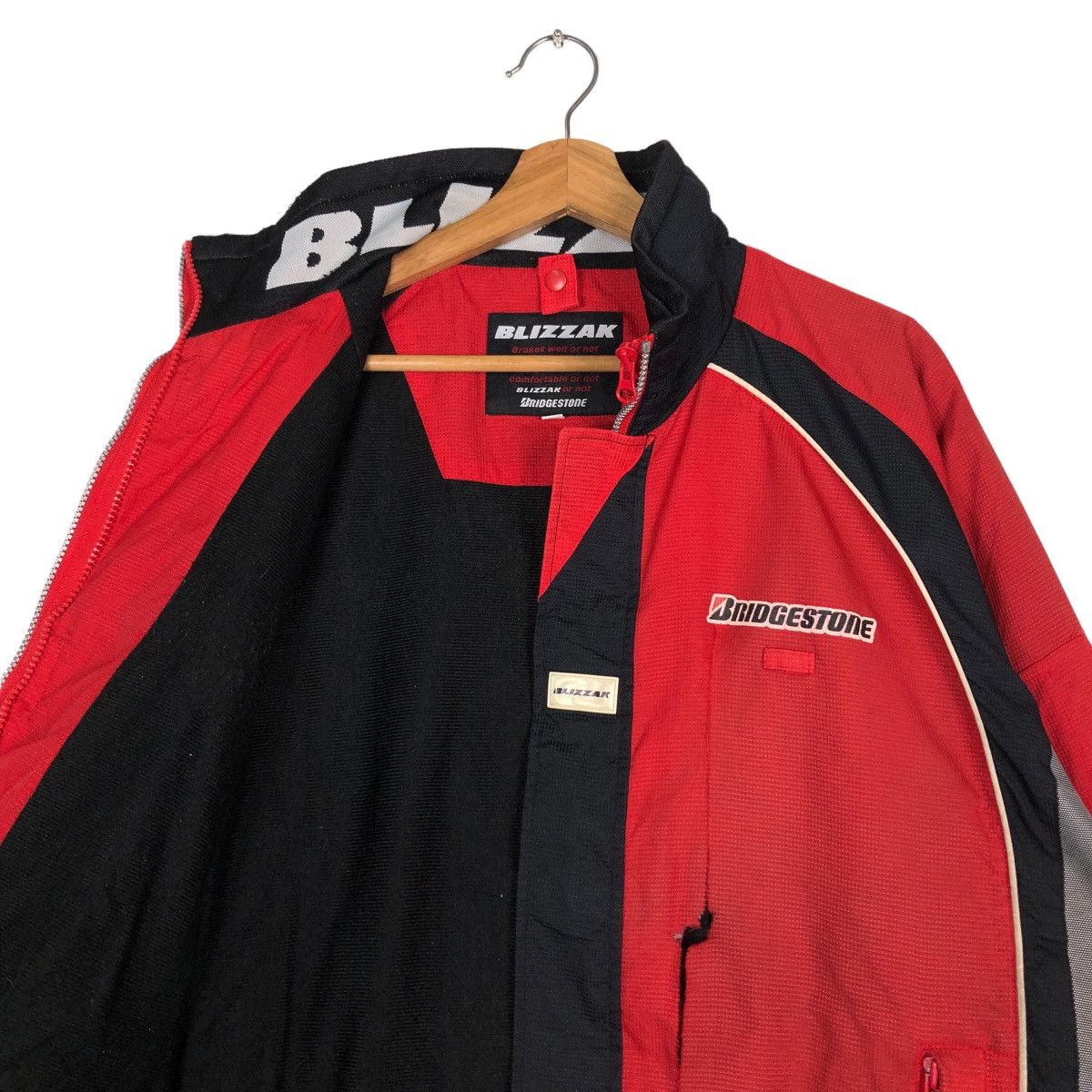 Japanese Brand 🔥Vintage Racing Bomber Jacket Blizzak Bridgestone Big Logo Size US L / EU 52-54 / 3 - 12 Thumbnail