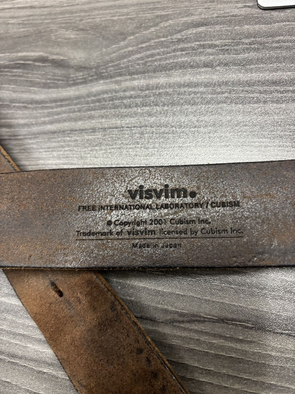 Visvim Visvim Man’s YOGI Brown 40mm Width Leather Belt Size 34 Size 34 - 4 Thumbnail