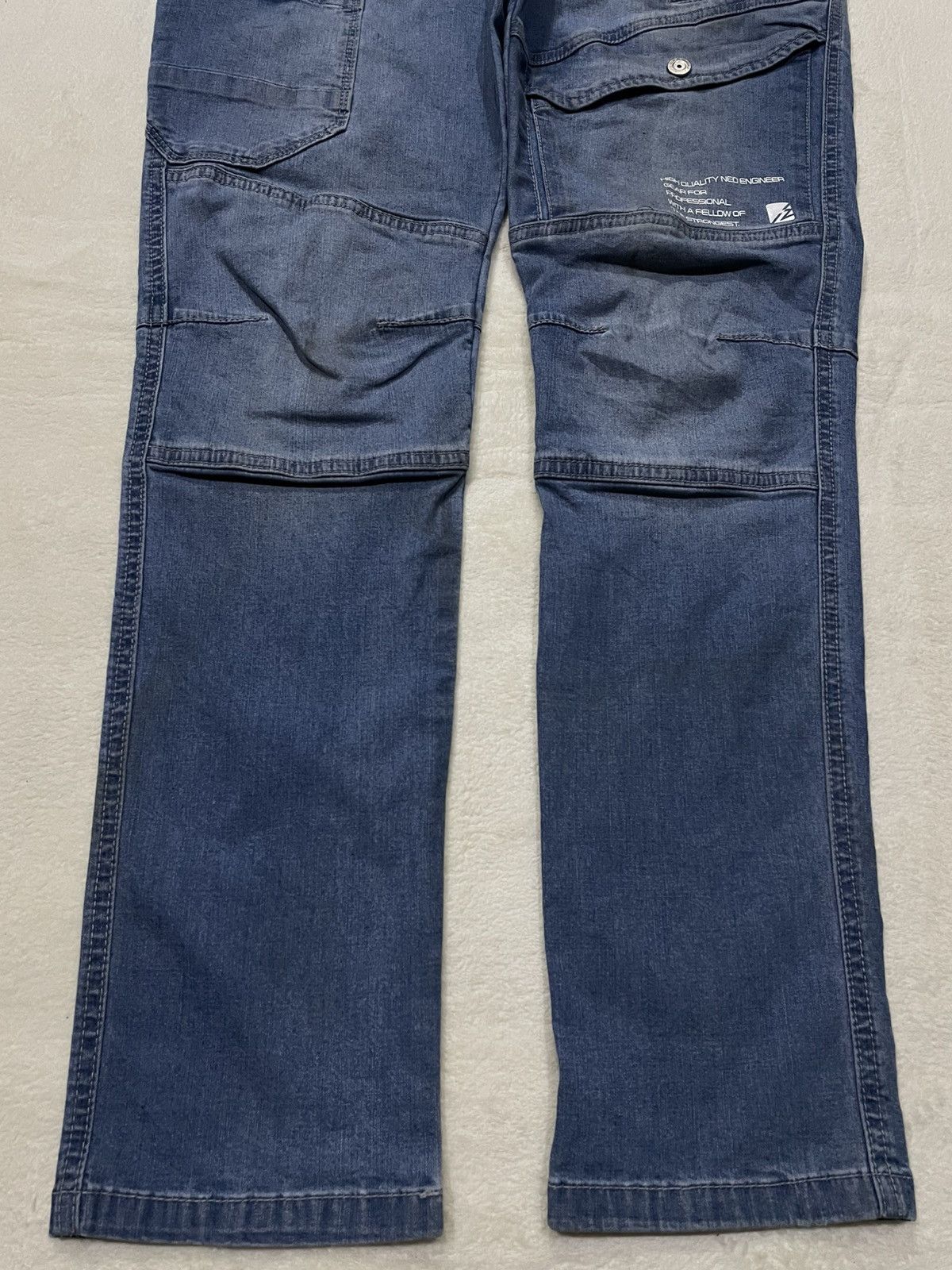 Vintage Vintage Japanese Brand Riped Mudwash Denim Size US 32 / EU 48 - 3 Thumbnail