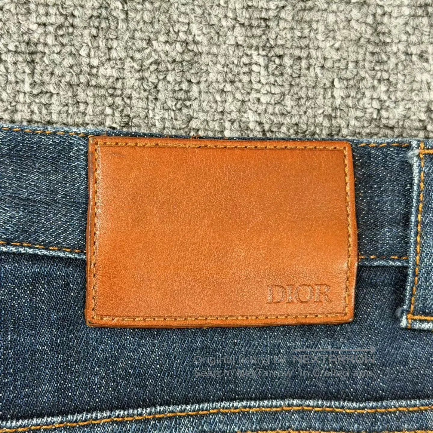 Dior dior blue printed denim pants size 36. Size US 36 / EU 52 - 8 Thumbnail