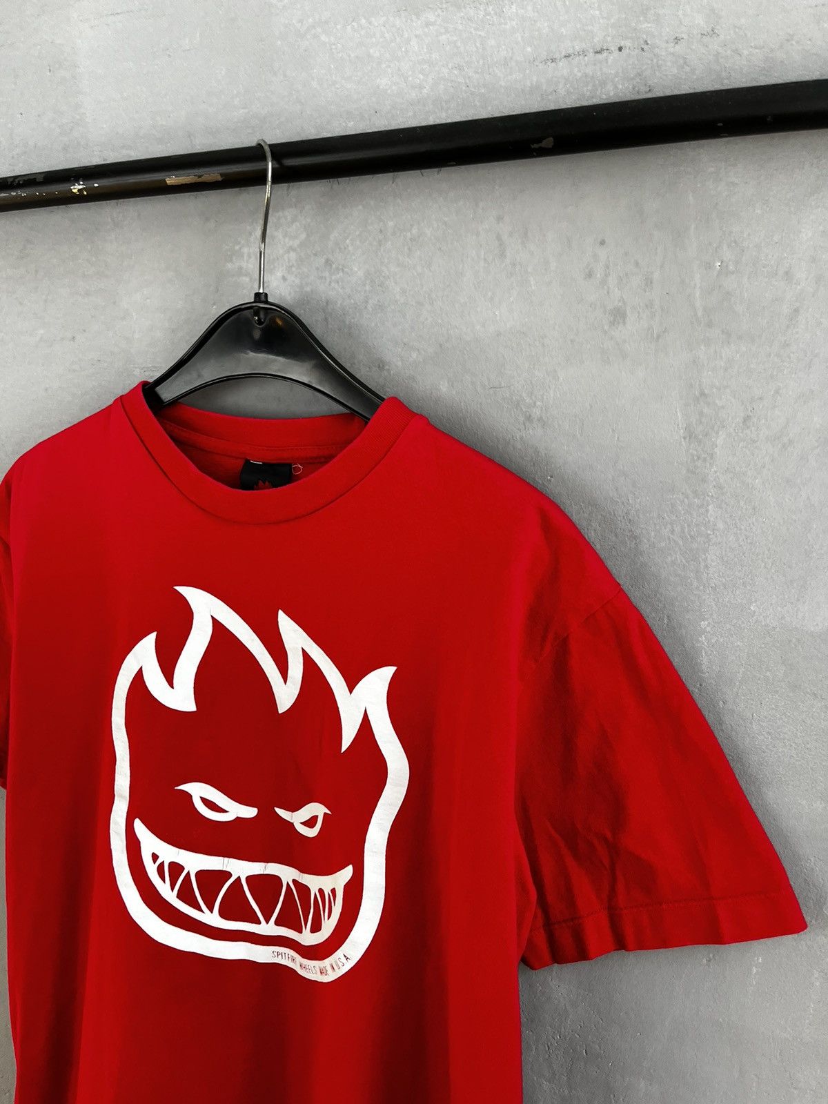 Hook-Ups × Spitfire × Vintage Spitfire Vintage Made in USA Flame Face T-Shirt Tee Size US L / EU 52-54 / 3 - 2 Thumbnail