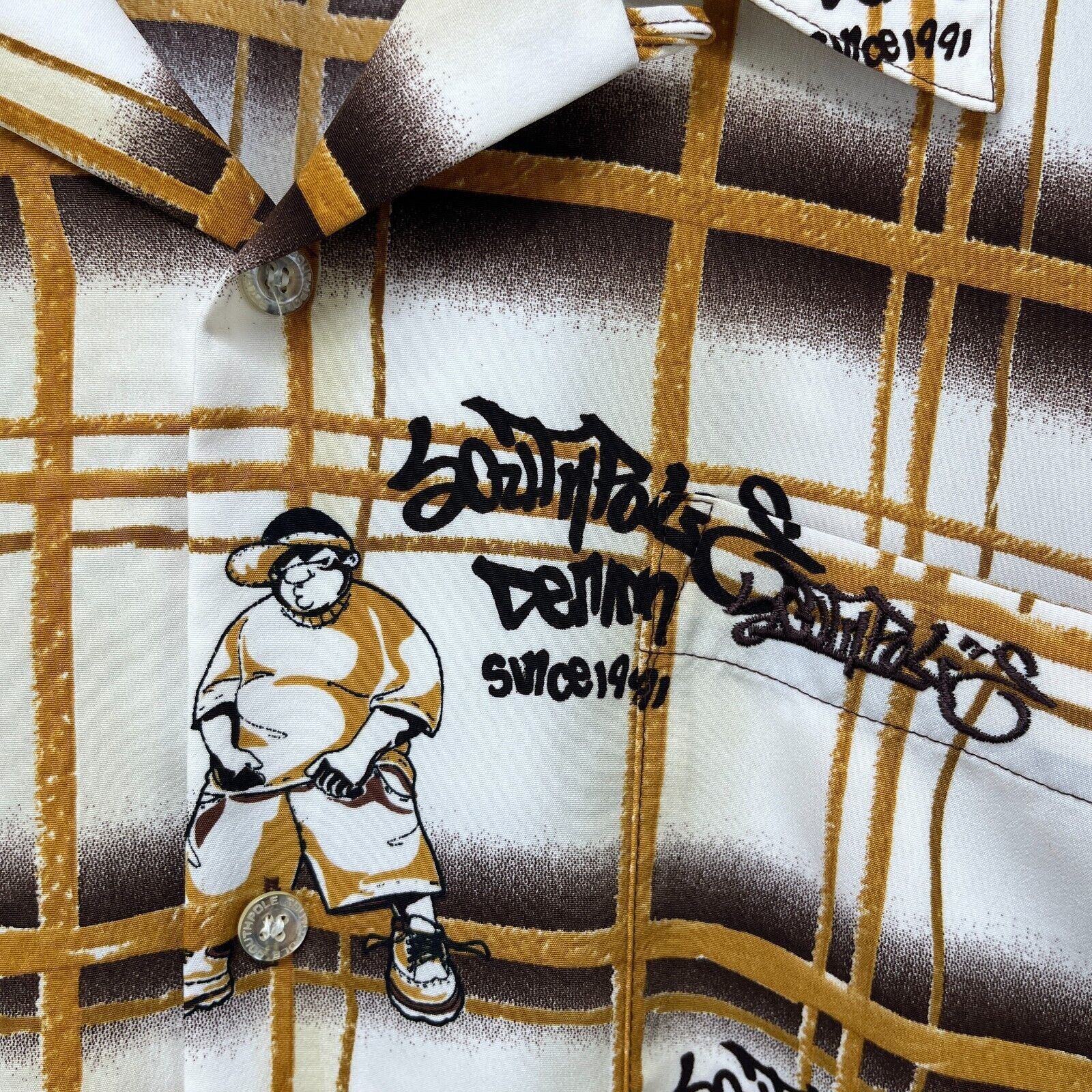 Southpole × Vintage Vintage Y2K South Pole Baggy Button Shirt Hip Hop 2XL Skater Size US XL / EU 56 / 4 - 6 Thumbnail