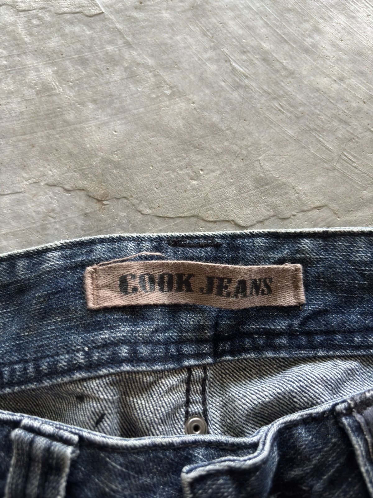 Cook Jeans × Hysteric Glamour × Japanese Brand COOK JEANS CURVE STACK JEANS DISTRESSED JAPANESE PUNK ROCKER Size US 32 / EU 48 - 5 Thumbnail