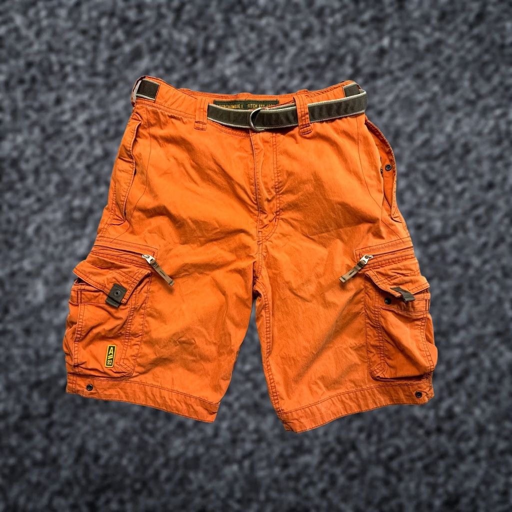 Abercrombie & Fitch abercrombie & fitch Shorts Orange Outdoor Track Hiking mens size 30 Size US 30 / EU 46 - 1 Thumbnail