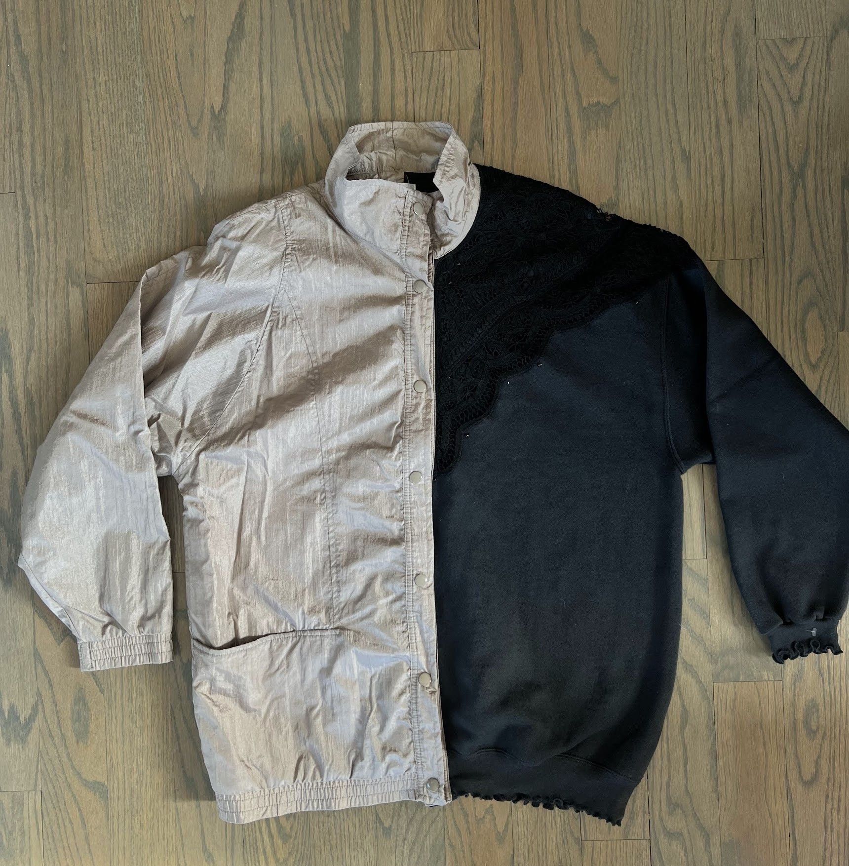 Other UF Urs Fischer Custom Half Half Jacket from Gagosian Size US L / EU 52-54 / 3 - 1 Thumbnail