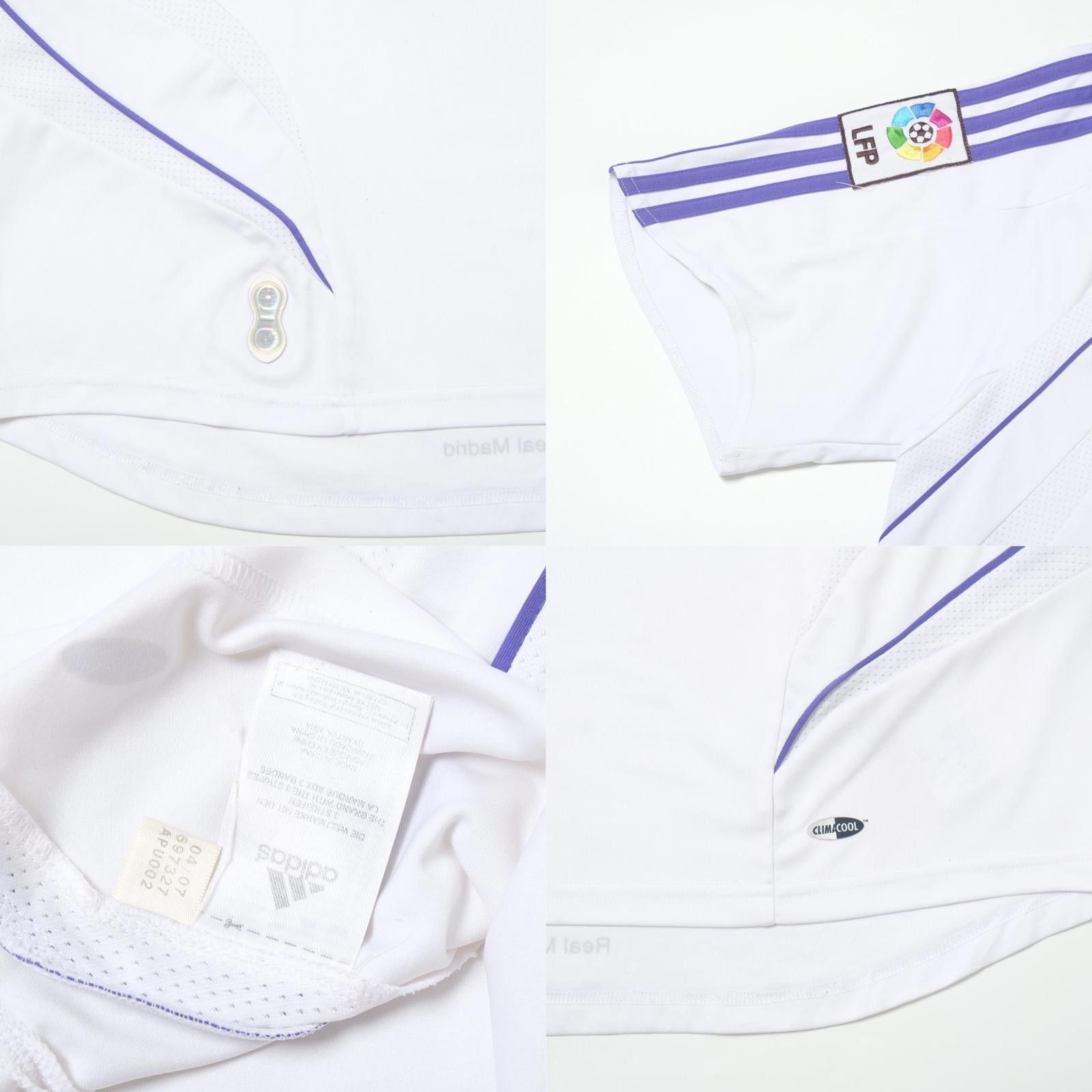 Adidas 2007/08 Real Madrid Home Shirt Adidas (L) Size US L / EU 52-54 / 3 - 5 Thumbnail