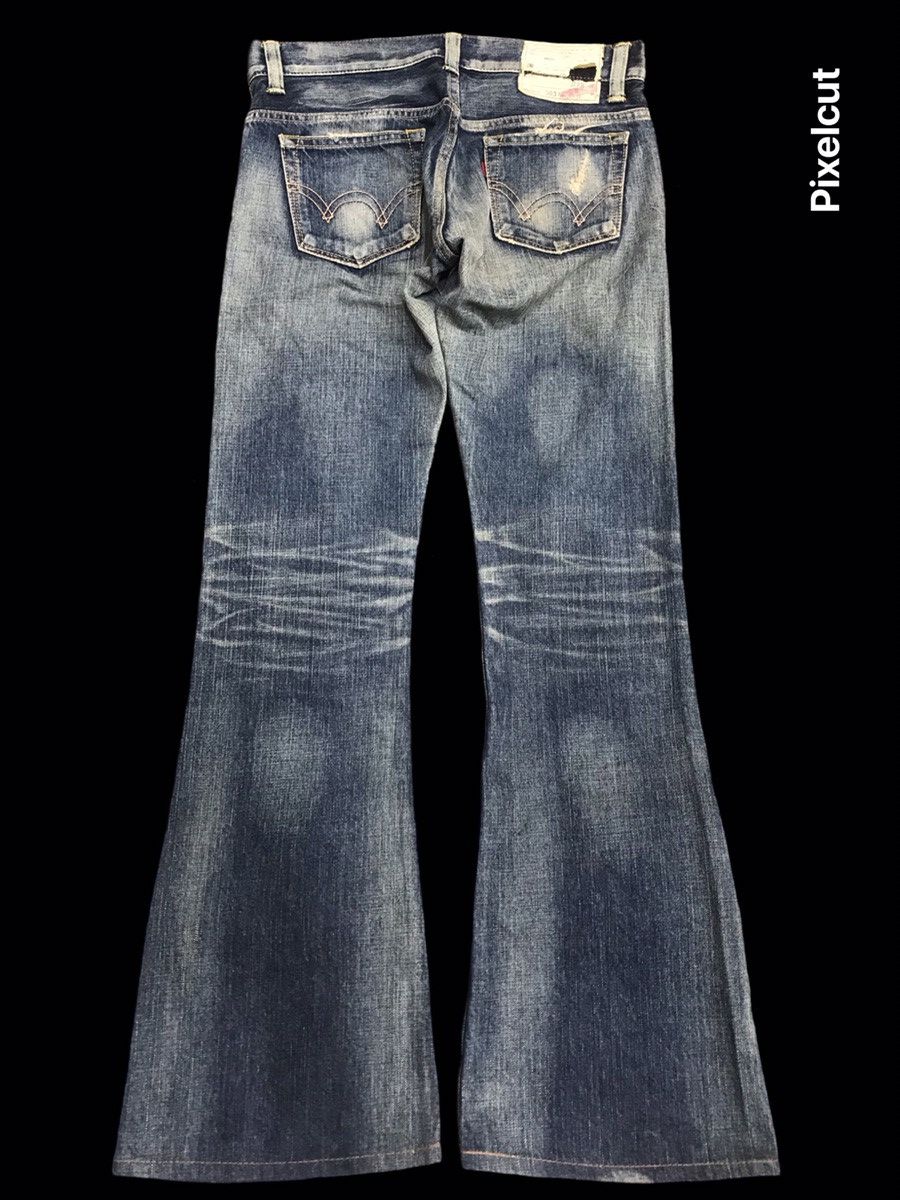 Edwin Bootcut🔥EDWIN Bootcut Distressed Jeans F12 Size 31" - 1 Thumbnail