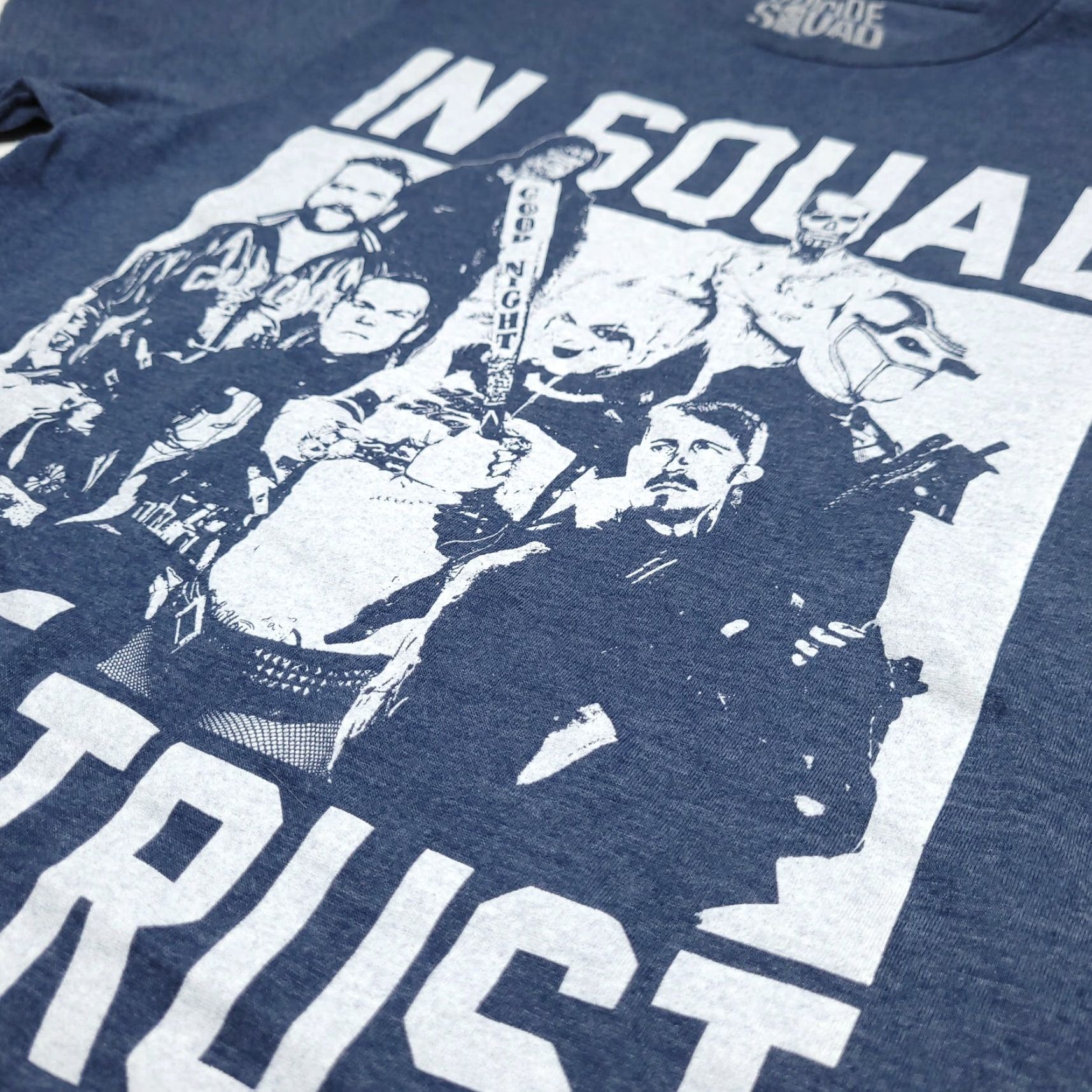 Vintage VINTAGE Suicide Squad T-Shirt Blue Logo Harley Quinn DeadShot T-Shirt Adult Small Squad We Trust Blue Size US S / EU 44-46 / 1 - 3 Thumbnail