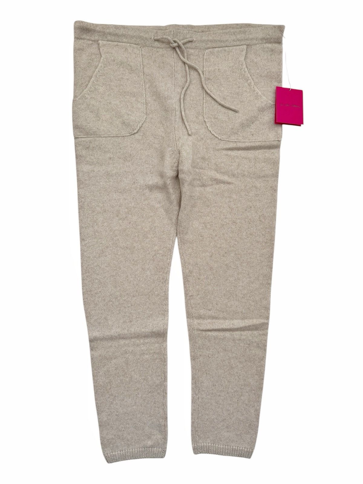 The Elder Statesman $1195 Cashmere Heavy Sweatpants (White) Size US 34 / EU 50 - 2 Thumbnail