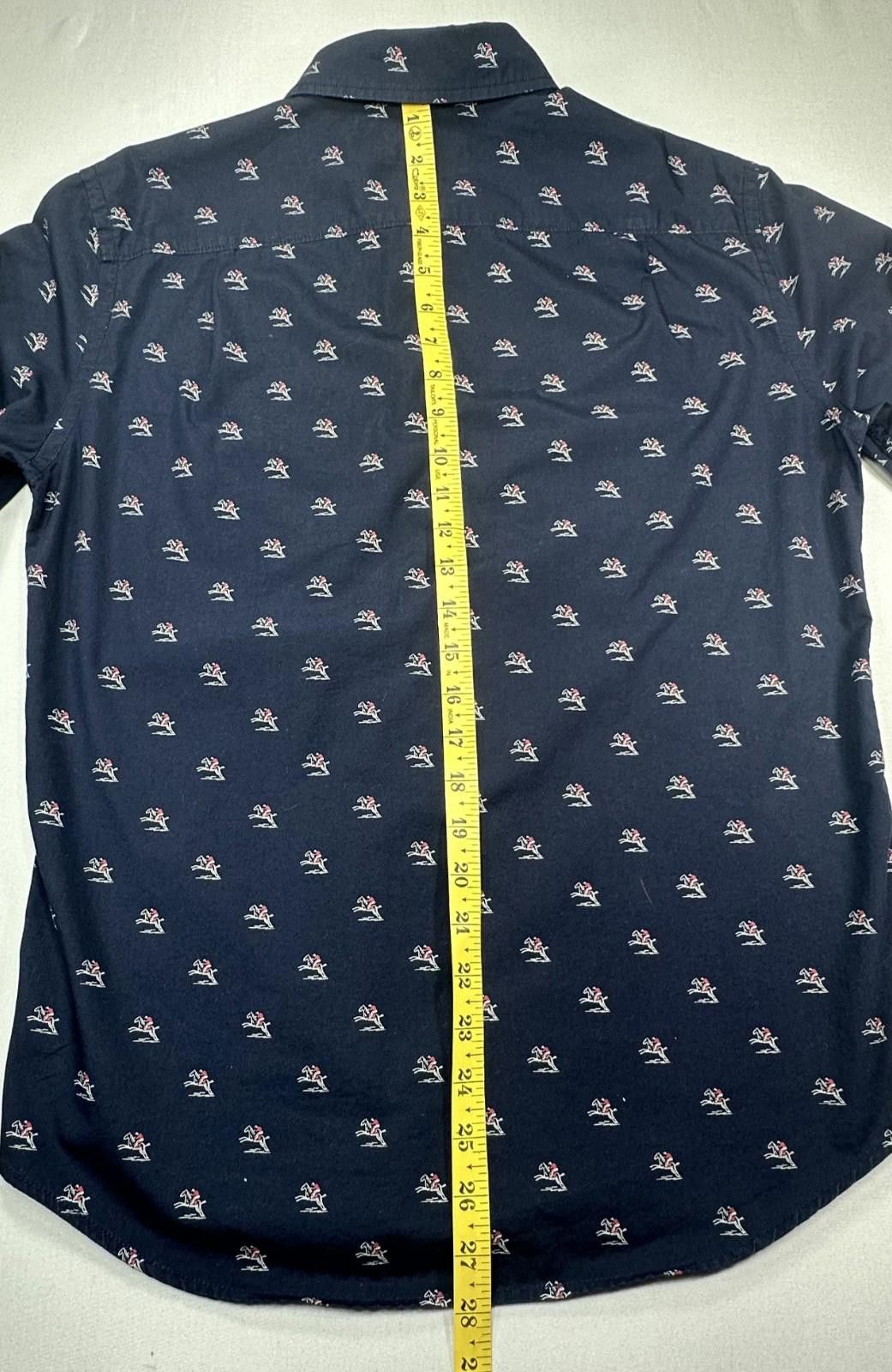 Other Hawker Rye Slim 100% Cotton Button Down Rye Shirt Blue S Size US S / EU 44-46 / 1 - 2 Thumbnail