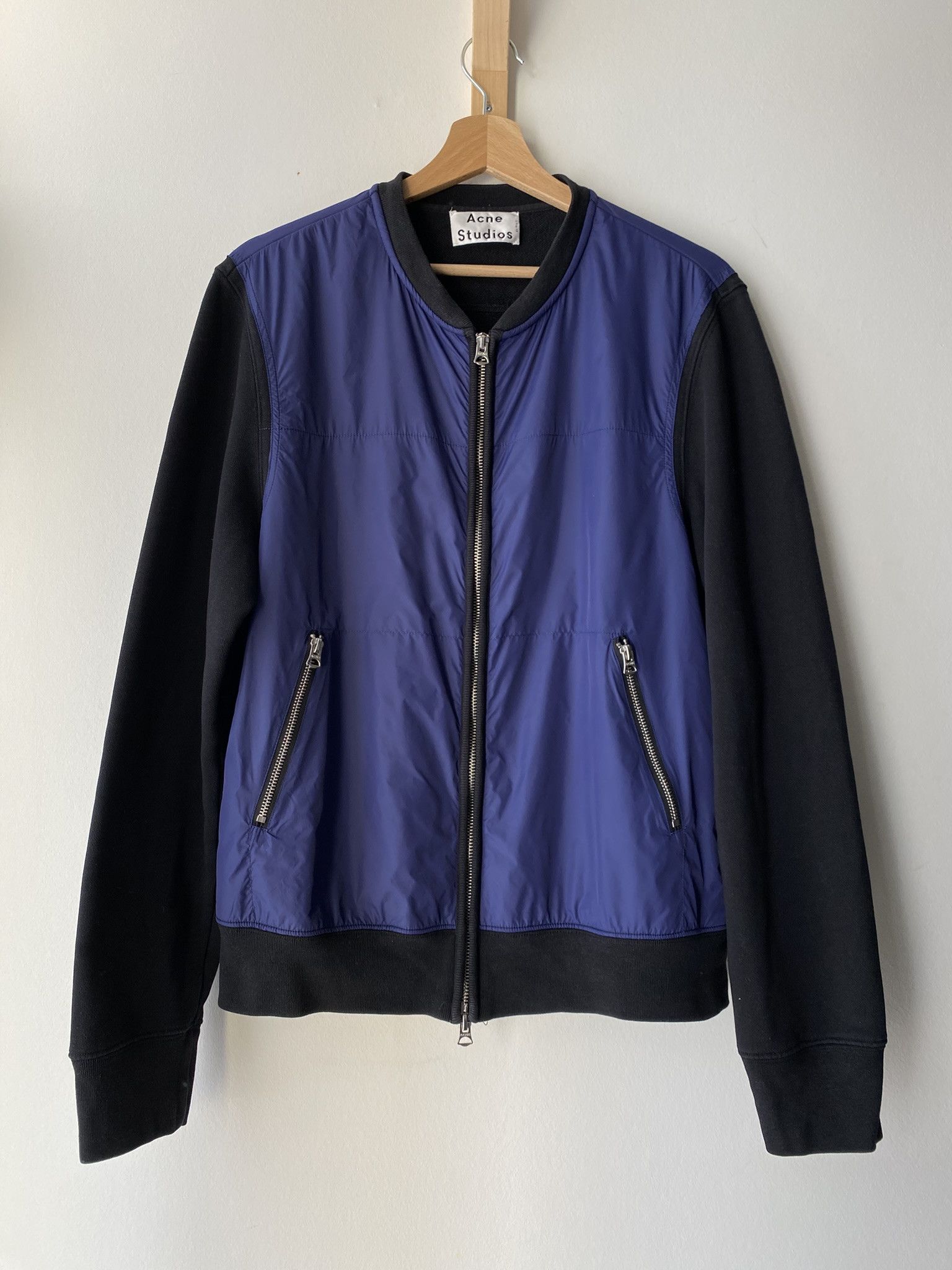 Acne Studios 48/M - Cotton/Nylon Bomber Zip Jacket Size US M / EU 48-50 / 2 - 5 Thumbnail
