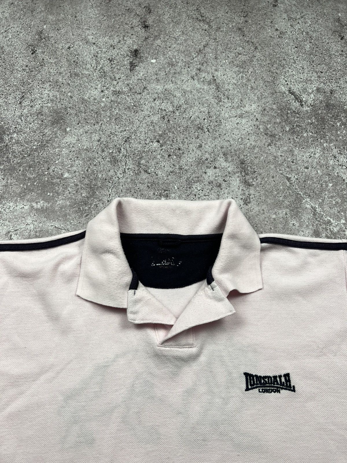 Lonsdale Mens Vintage Lonsdale Big Logo Polo T Shirt Old Money Casual Size US L / EU 52-54 / 3 - 4 Thumbnail
