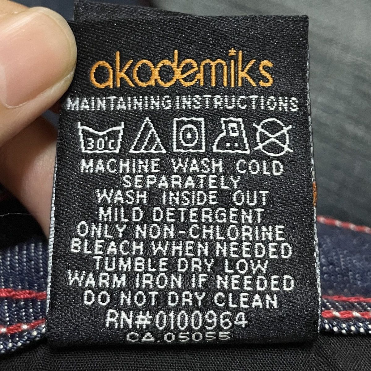 Vintage Very Rare Vintage Brand Akademiks Baggy Jeans 2000s Size US 34 / EU 50 - 12 Thumbnail