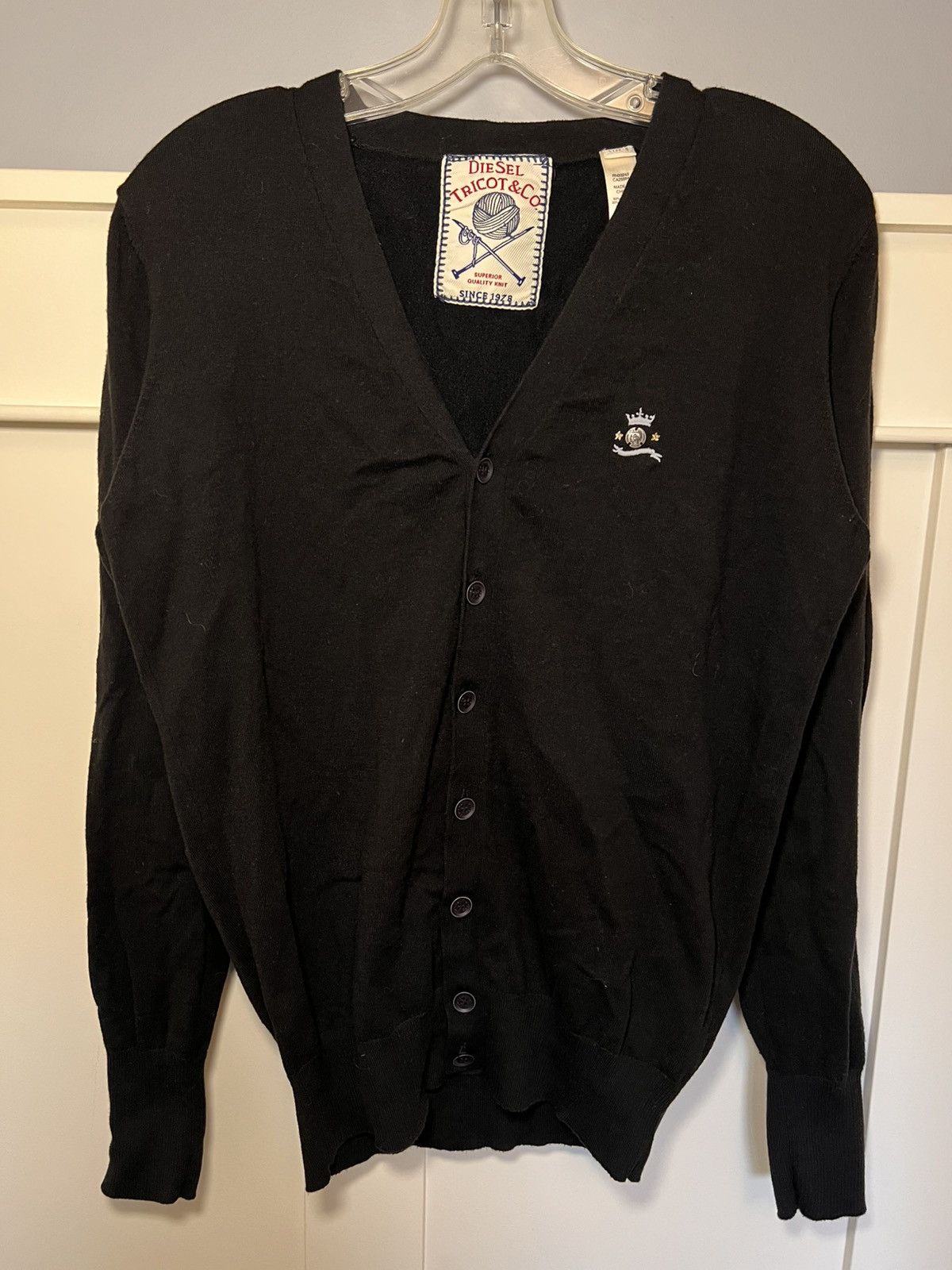 Diesel Vintage Diesel Tricot and Co. cotton knit button up cardigan Size US M / EU 48-50 / 2 - 1 Thumbnail
