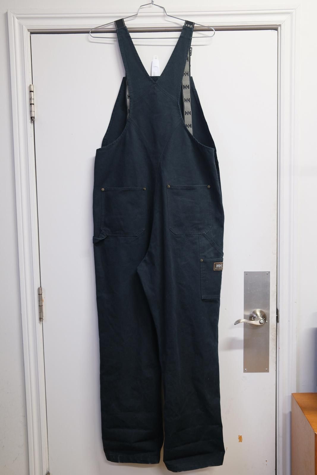 Helly Hansen 2010 Helly Hansen Black Overall Leather Patch Carpenter Pant Size ONE SIZE - 2 Thumbnail