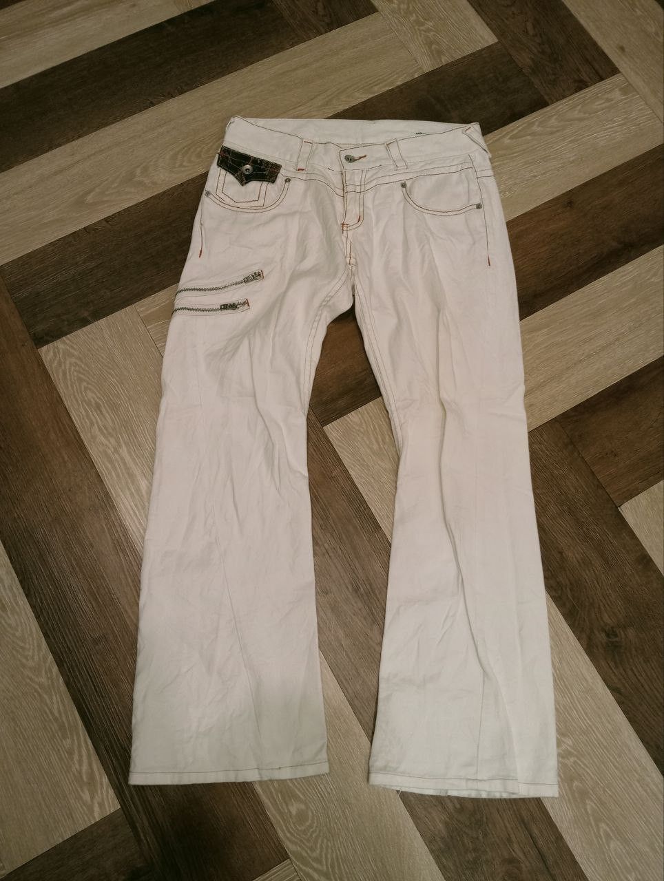 semanticdesign SEMANTIC DESIGN JAPAN FLARE JEANS - SIZE LL Size US 33 - 6 Thumbnail