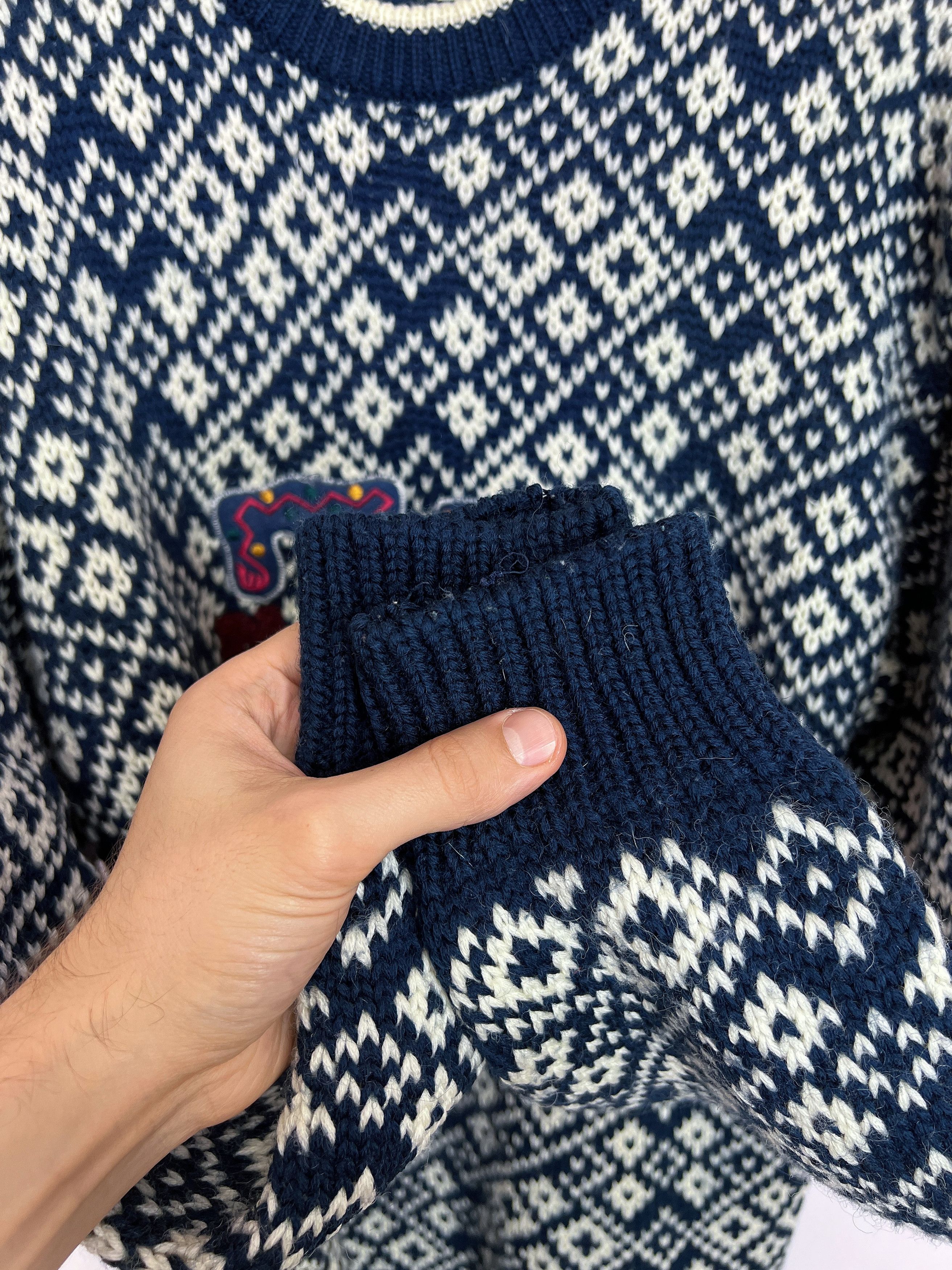 Designer × Vintage Vintage Naf Naf Knit Sweater #73 Logo Size US M / EU 48-50 / 2 - 10 Thumbnail
