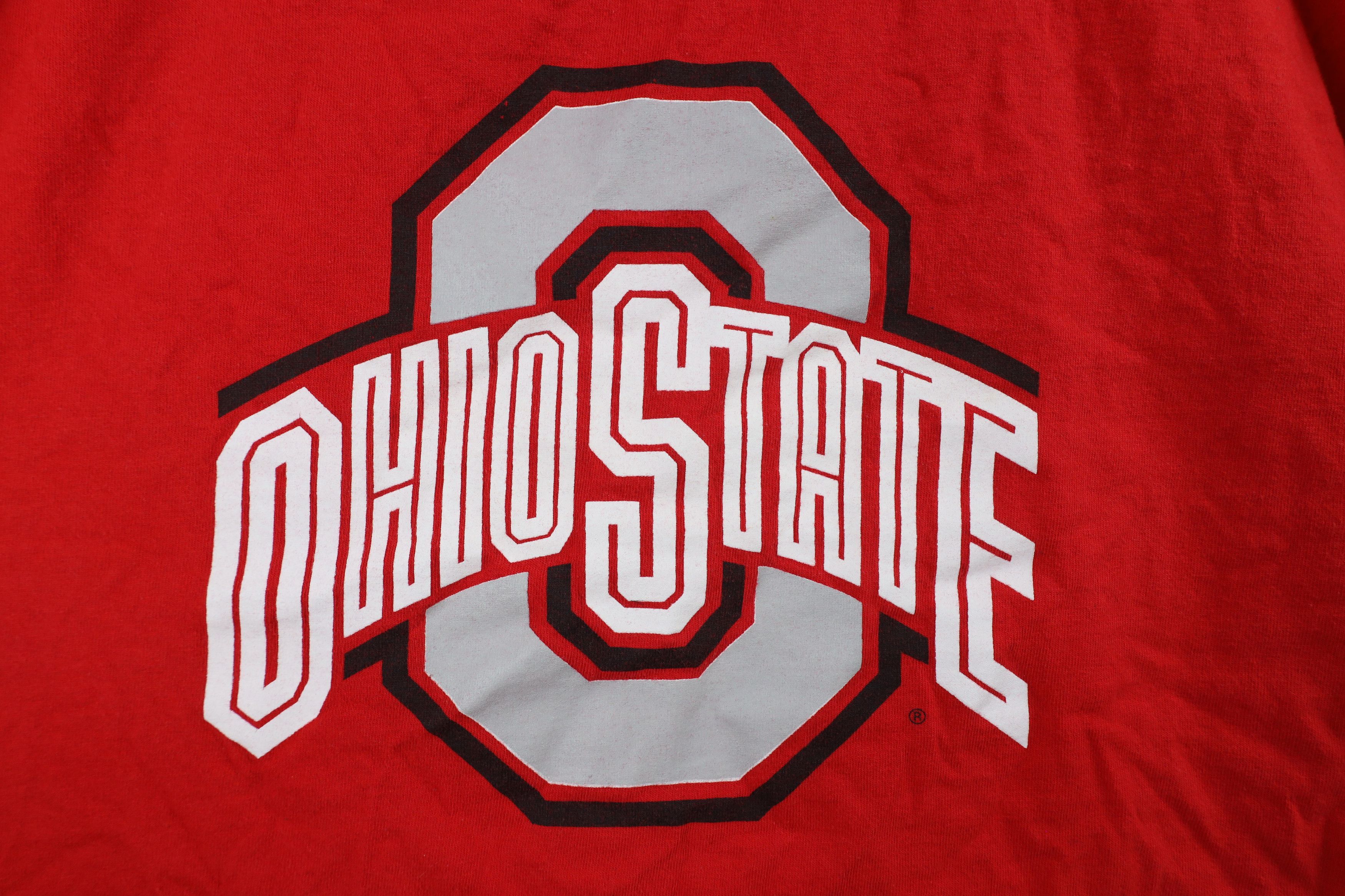 Vintage Vintage Spell Out Ohio State University Short Sleeve T-Shirt Size US XXL / EU 58 / 5 - 4 Thumbnail