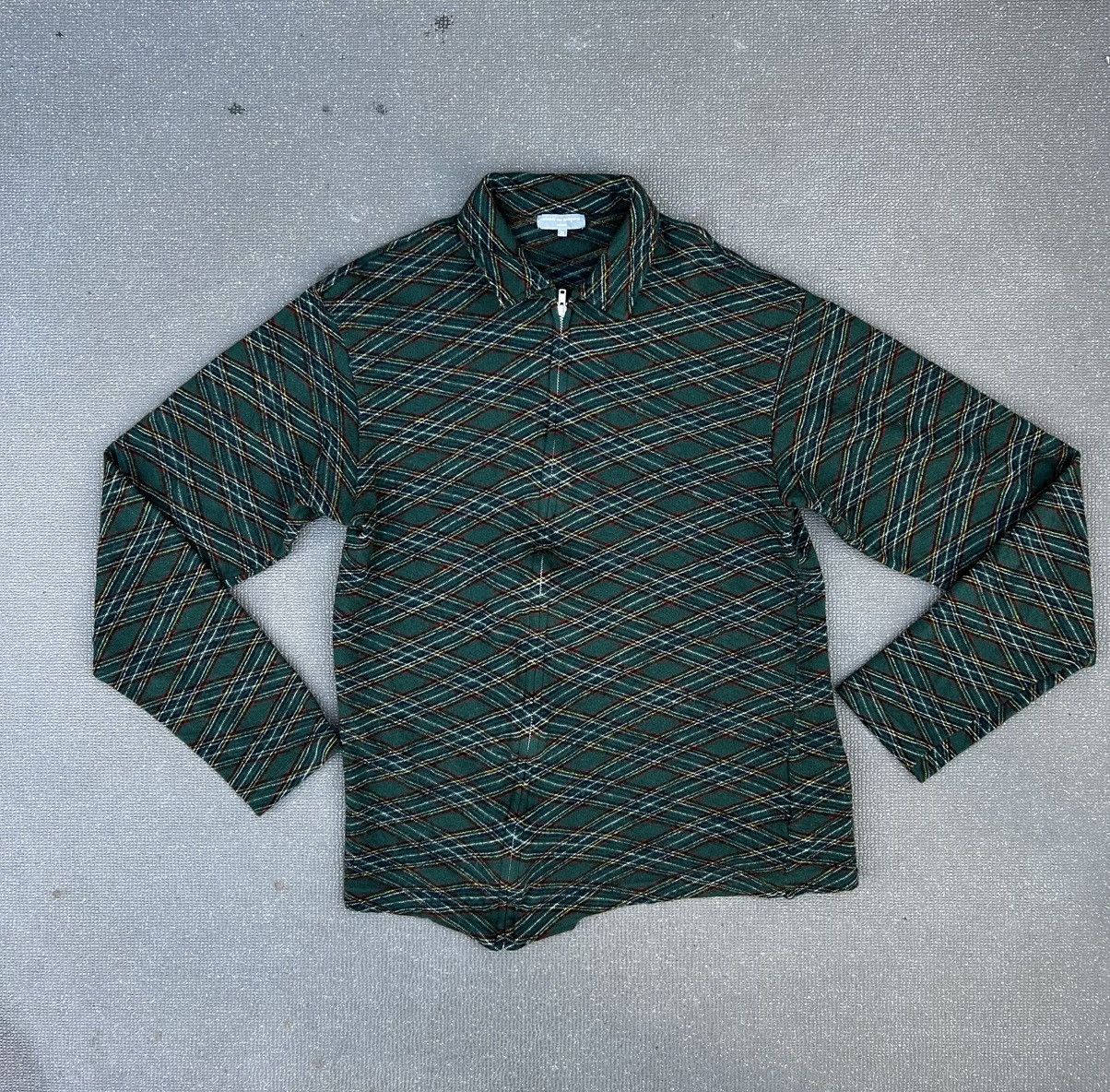Comme des Garcons Homme Comme Des Garçons funky zip plaid jacket Size US S / EU 44-46 / 1 - 1 Thumbnail