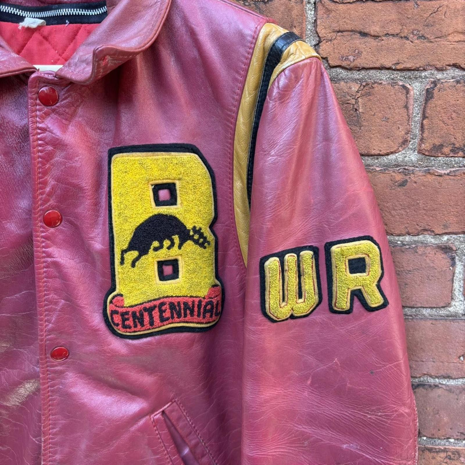 Other Vintage centennial bucks football letterman’s leather jacket Size US M / EU 48-50 / 2 - 2 Thumbnail