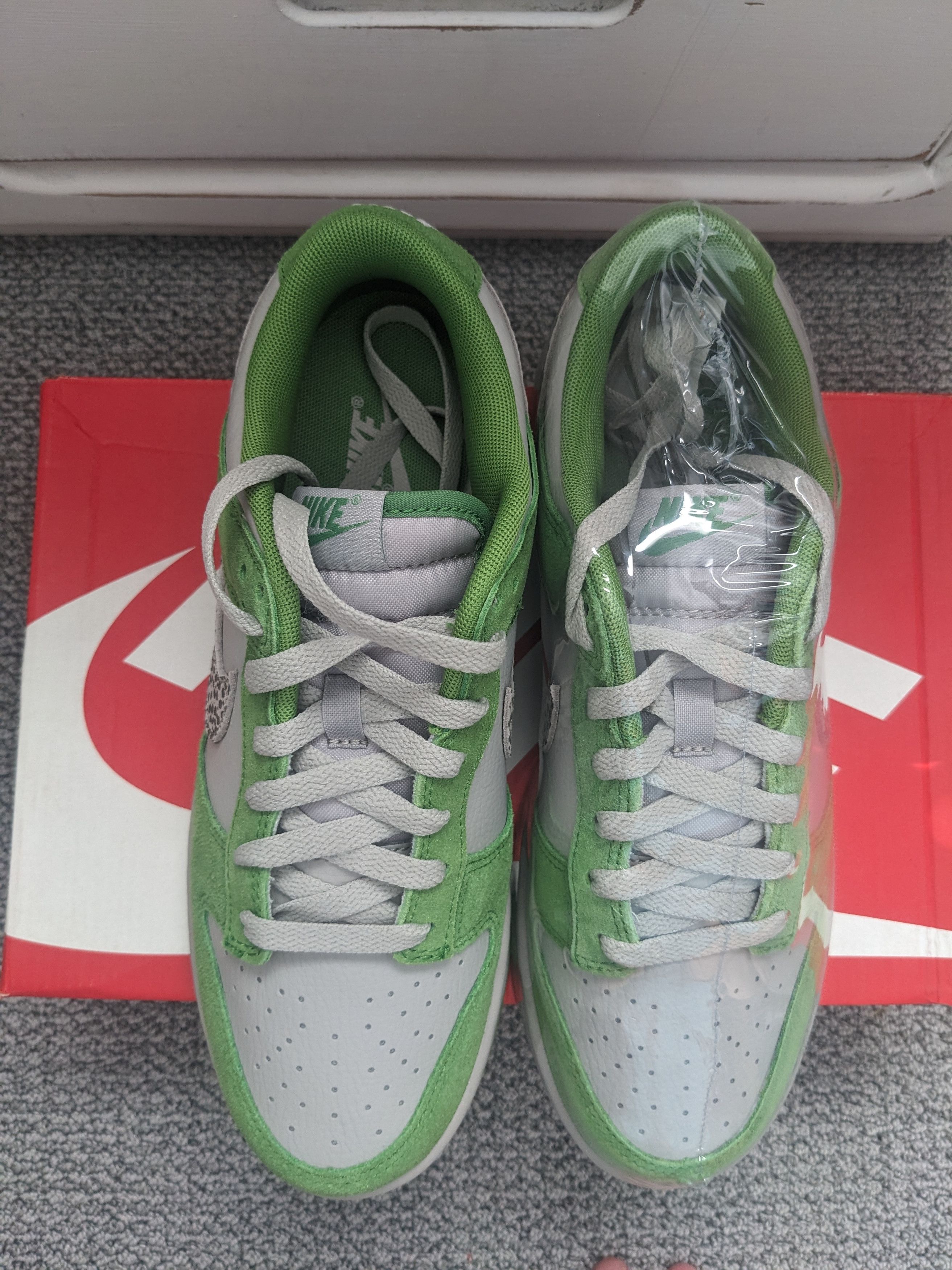 Nike Nike Dunk Low AS Safari Swoosh-Chlorophyll Size US 8 / EU 41 - 4 Thumbnail