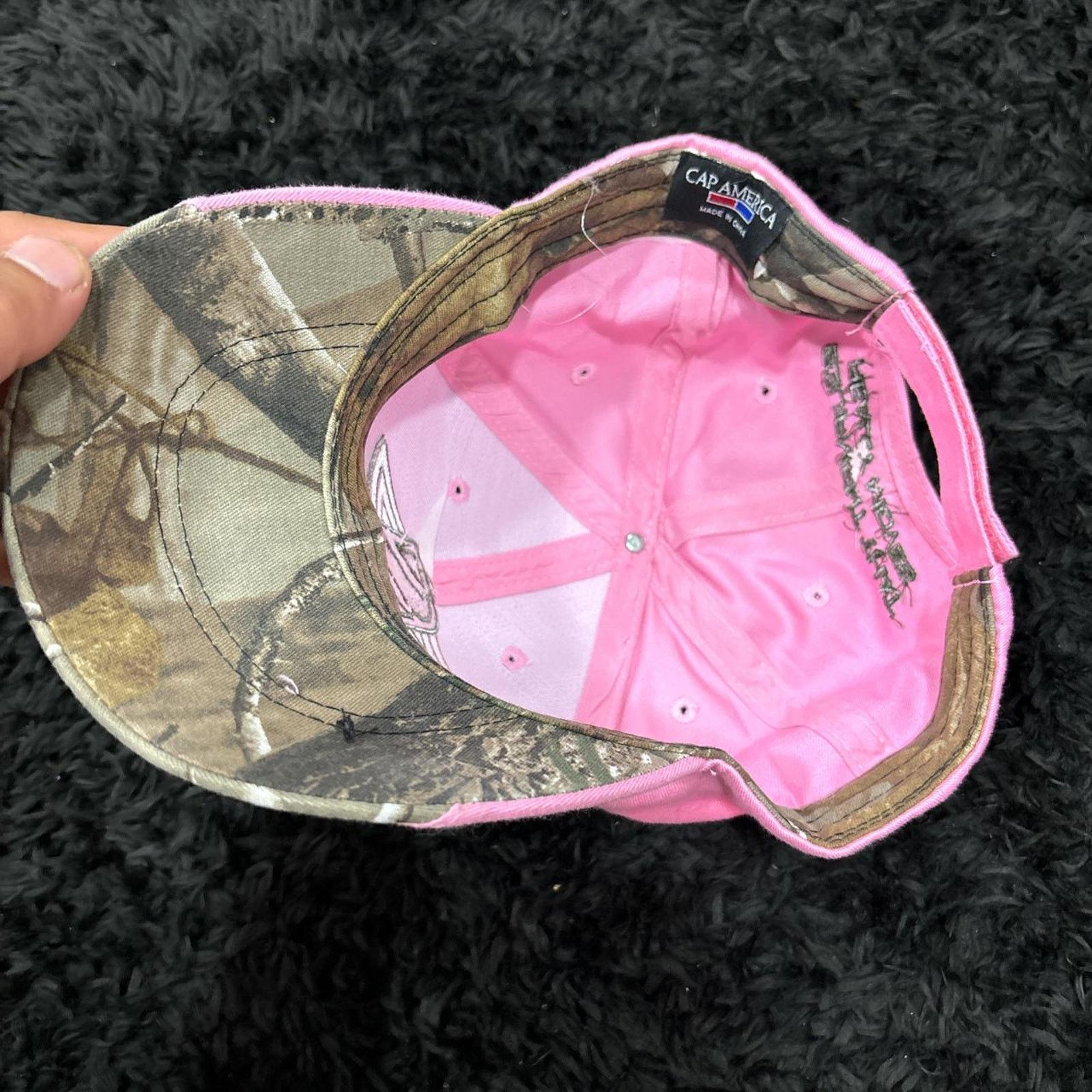 Other Pink and camo cap Size ONE SIZE - 5 Thumbnail