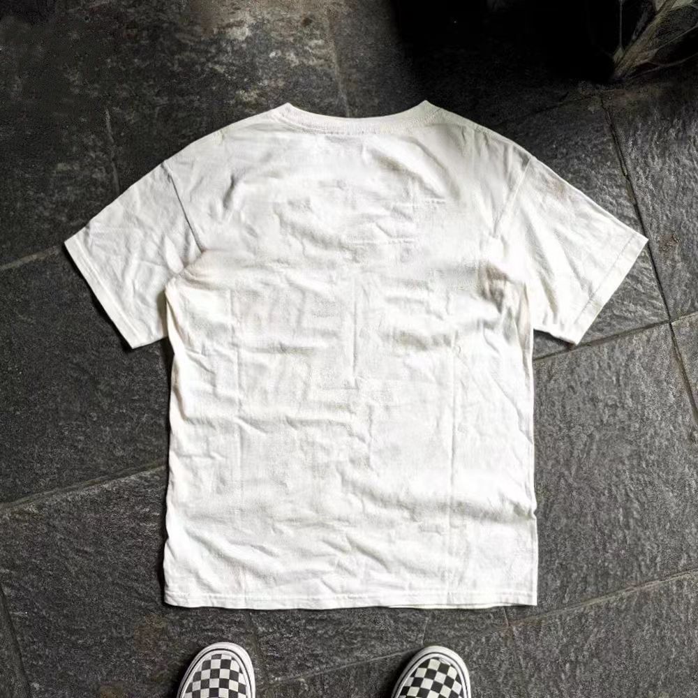 Japanese Brand × Vintage White casual trendy retro motorcycle print t-shirt Size US M / EU 48-50 / 2 - 2 Thumbnail