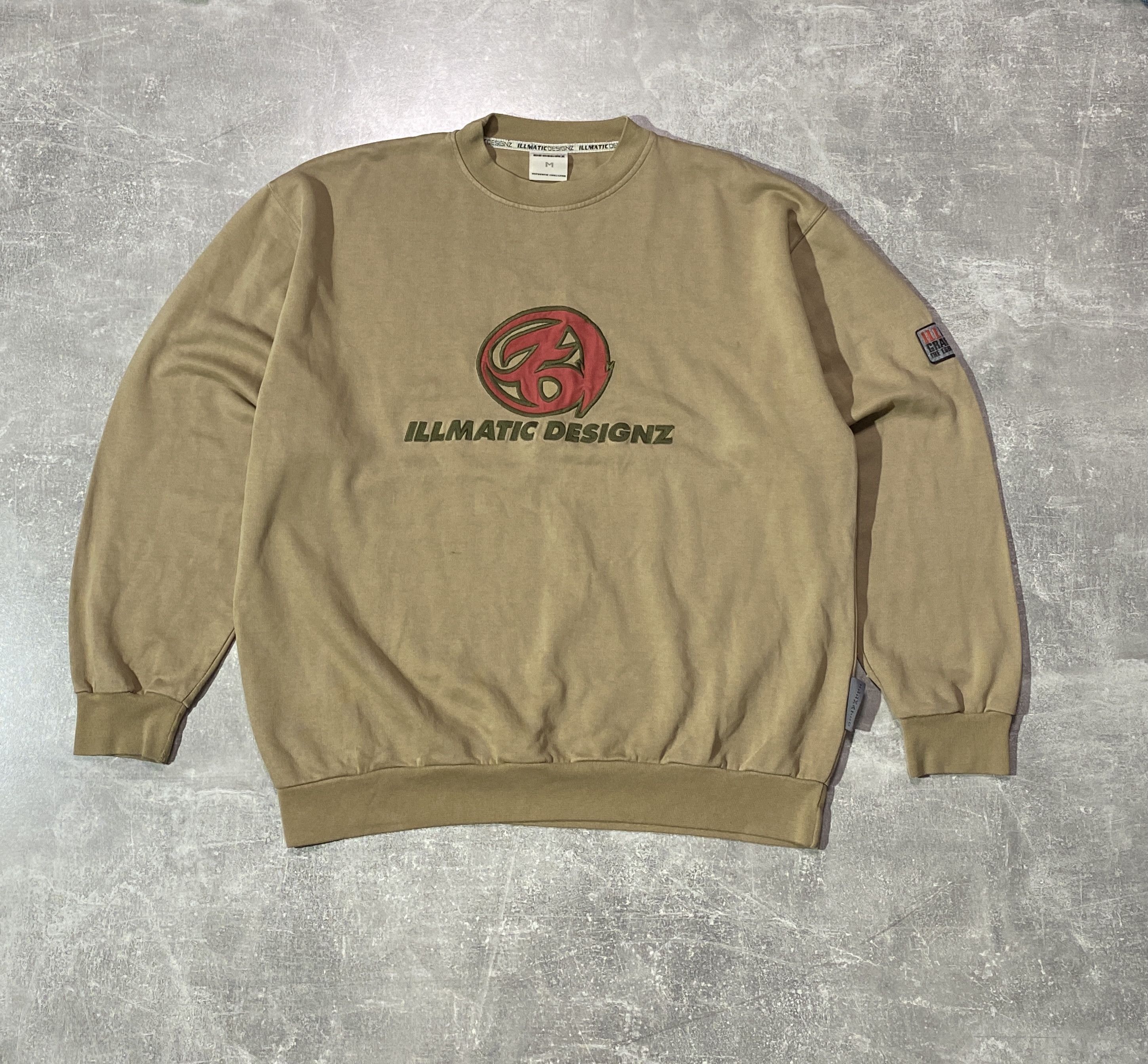 Vintage Illmatic Designz Big Logo Vintage Crewneck Hip-hop Style Size US M / EU 48-50 / 2 - 1 Thumbnail