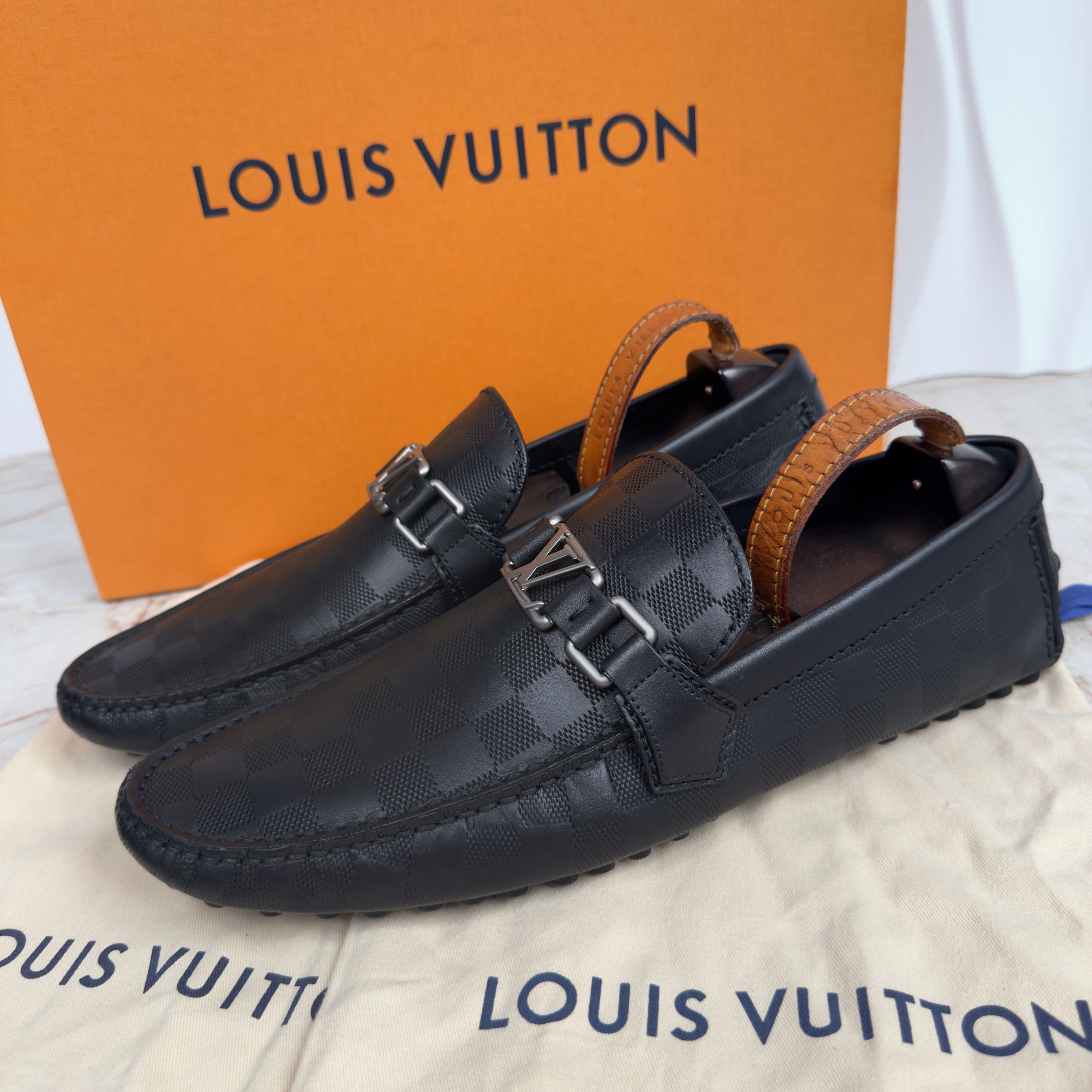 Louis Vuitton Hockenheim Damier Infini Driving Moccasins Size US 10.5 / EU 43-44 - 1 Thumbnail