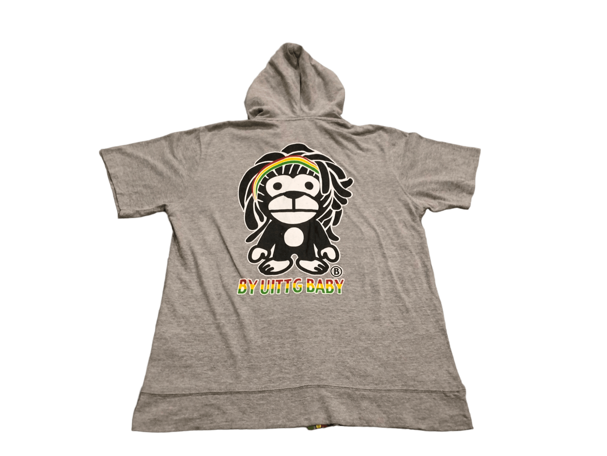 Uittg Baby Jamaica Short Sleeve Hoddie Zipper