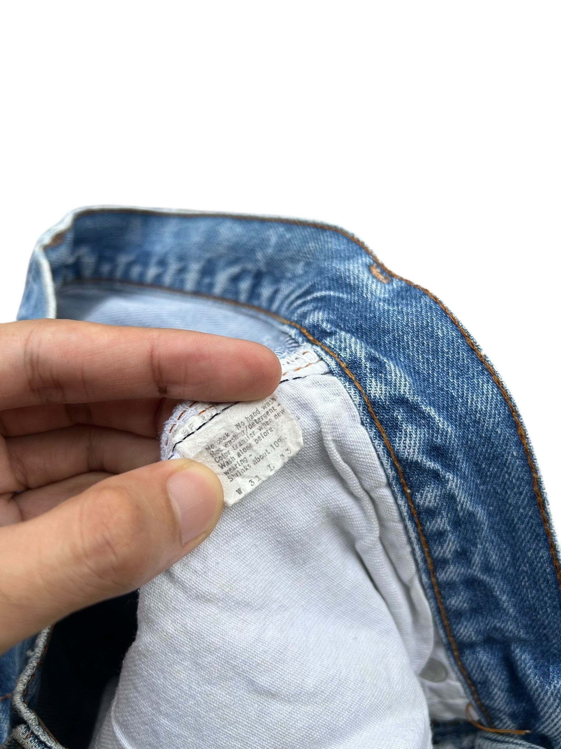 Levi's × Vintage Vintage Levis 501 Rindem Selvedge Distressed Denim Jeans Size US 29 - 9 Thumbnail