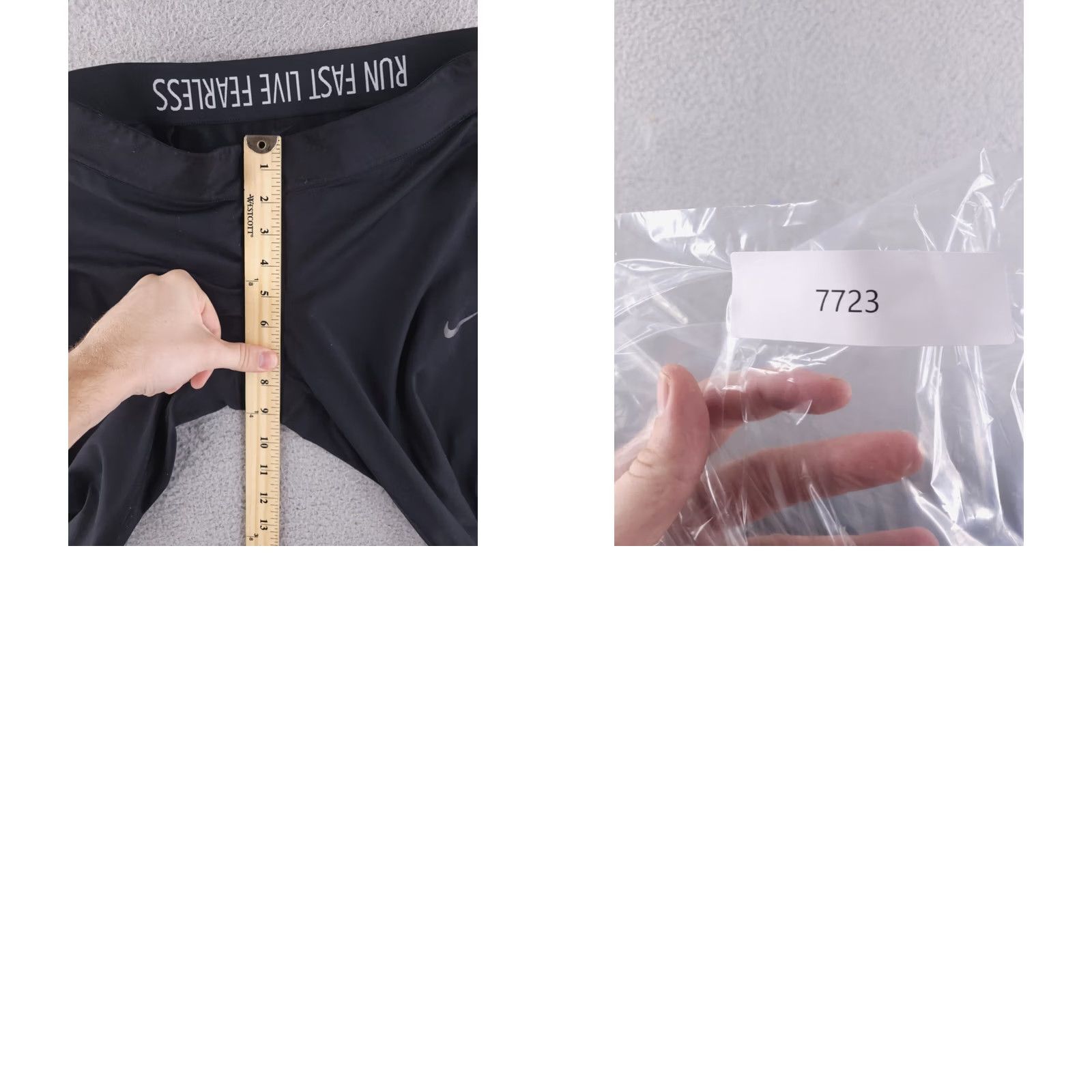 Nike Nike Pants Womens Medium Black Power Compression Leggings Size 32" / US 10 / IT 46 - 9 Thumbnail