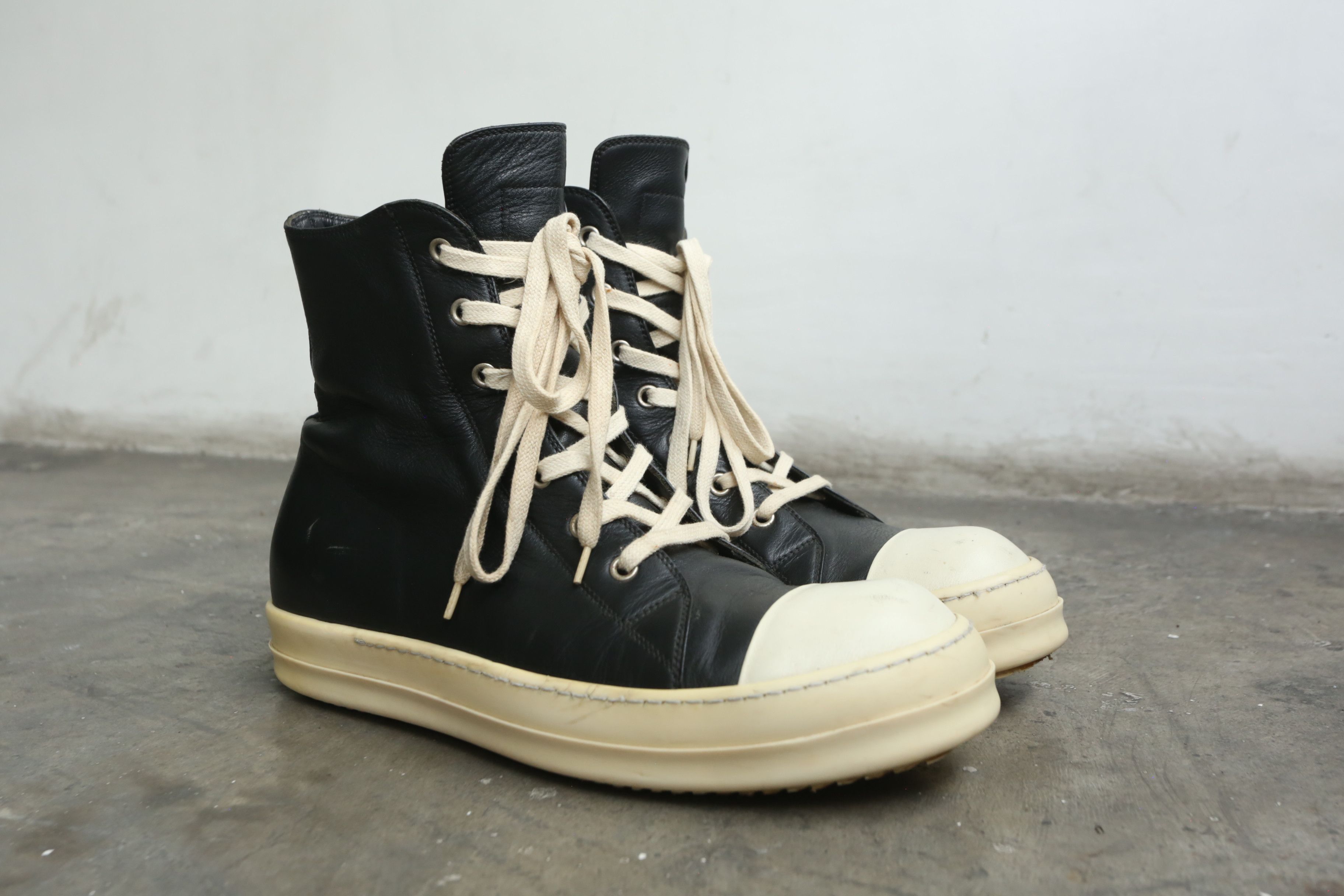 Rick Owens Rick Owens - S/S 16 - Ramones Hi Sneakers Size US 9 / EU 42 - 1 Thumbnail