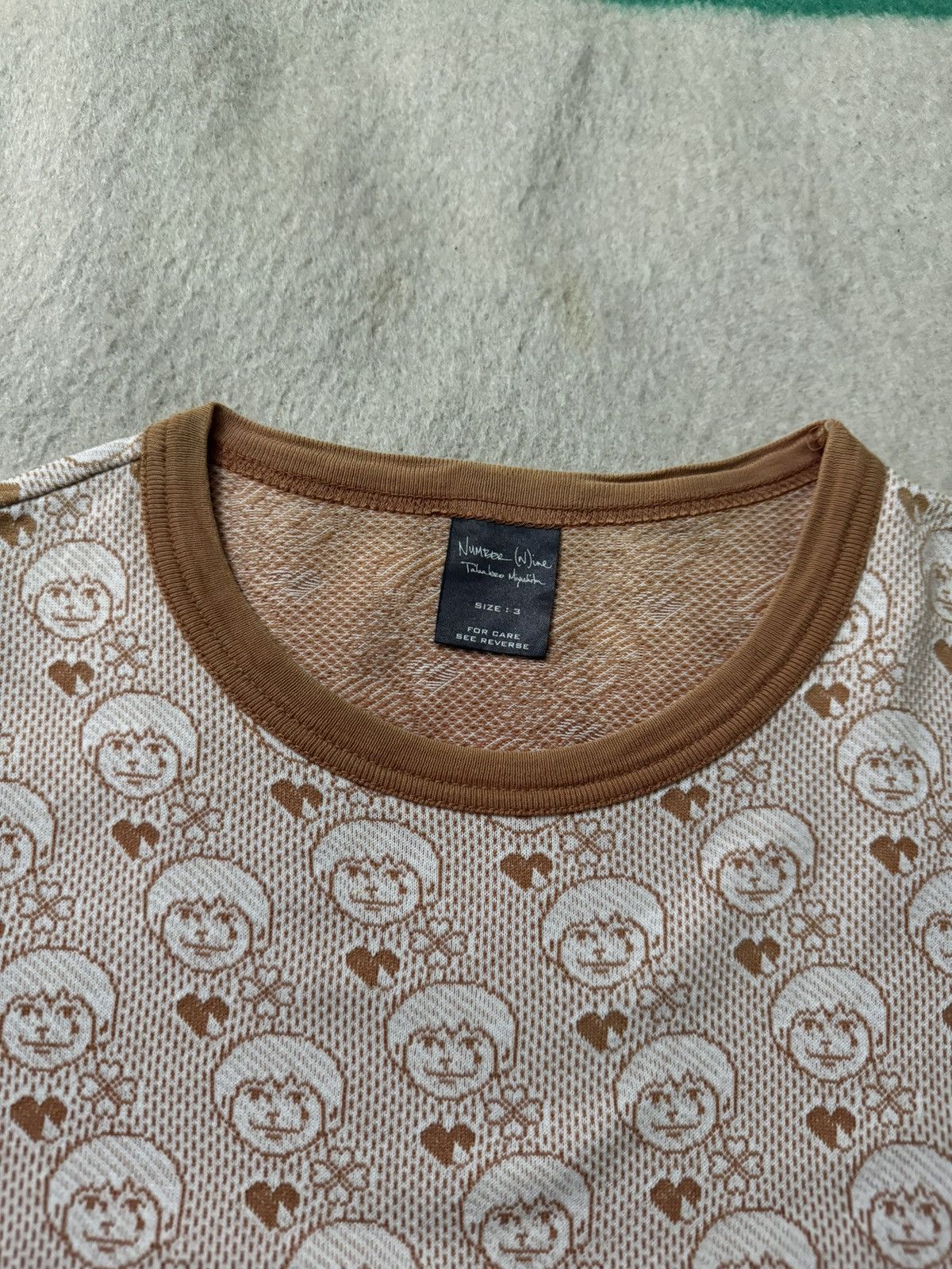 Japanese Brand × Number (N)ine Vintage Number (N)ine Crying Kurt Cobain Shirt Extra Small Size US XS / EU 42 / 0 - 11 Thumbnail