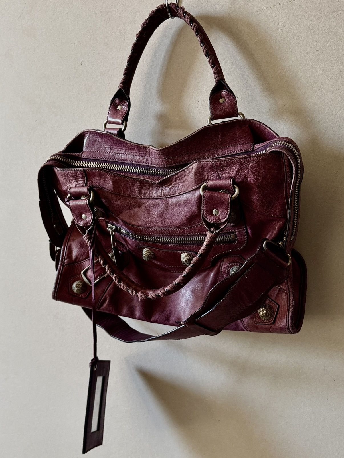 Balenciaga Balenciaga - 2000’s - Classic Motorcycle City -Lambskin Bag Size ONE SIZE - 18 Thumbnail