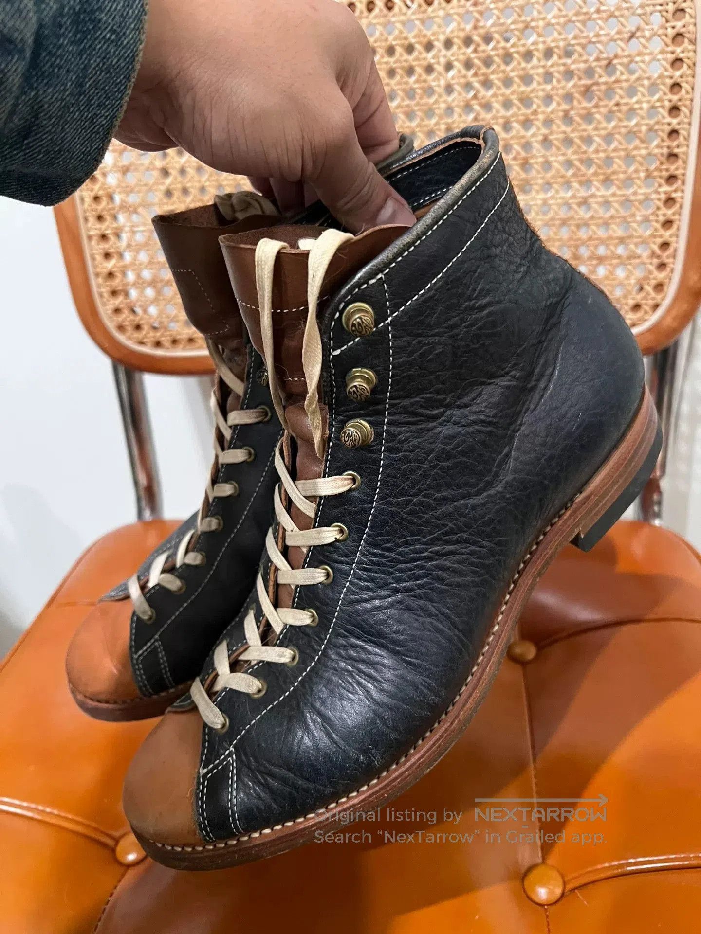 Rolling Dub Trio Tenjin Works x Rolling Dub Trio Boxing Boots. Size US 7.5 / EU 40-41 - 5 Thumbnail