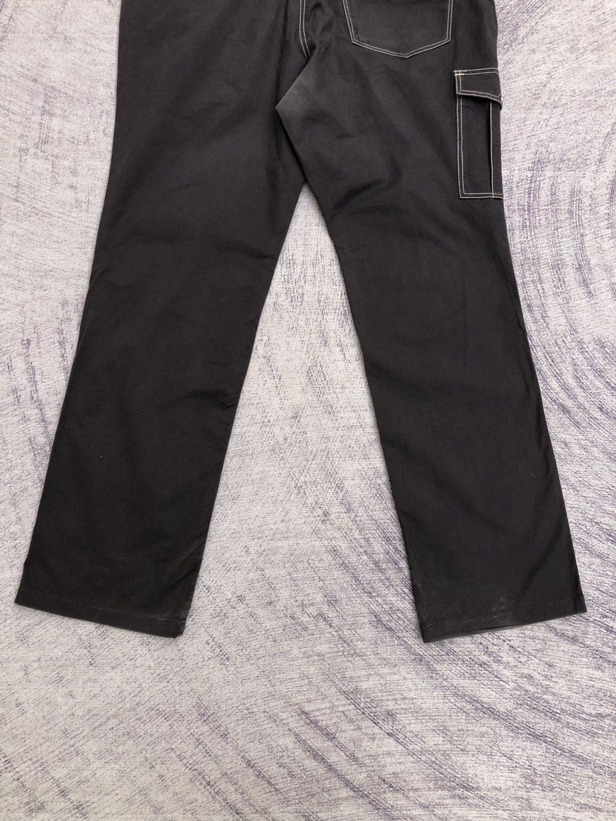 Vintage Black Carpenter Cargo Trousers With 5 Pocket Size US 37 - 10 Thumbnail