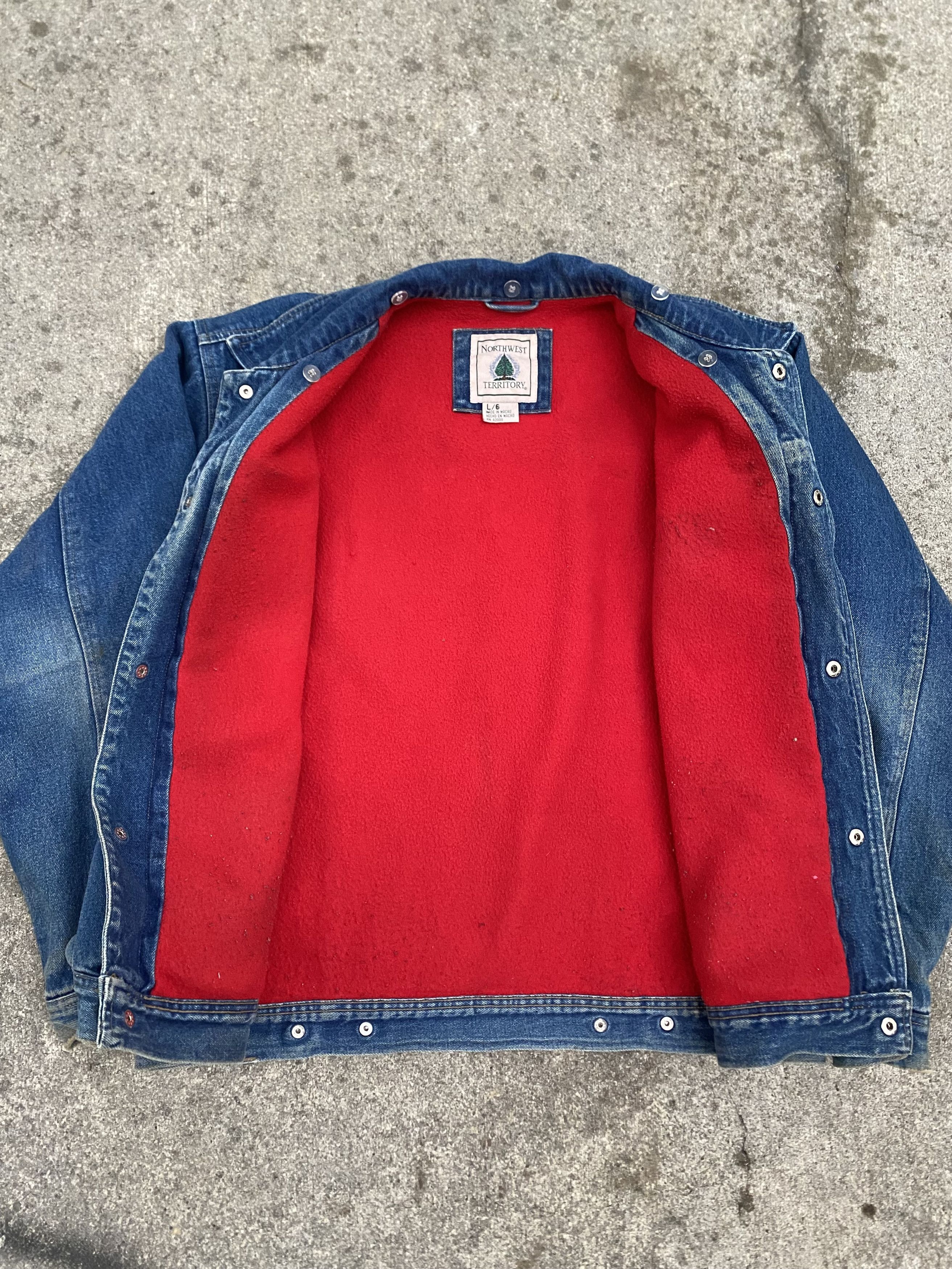 Northwest Territory × Vintage Vintage Faded Denim Jacket Size US L / EU 52-54 / 3 - 3 Thumbnail